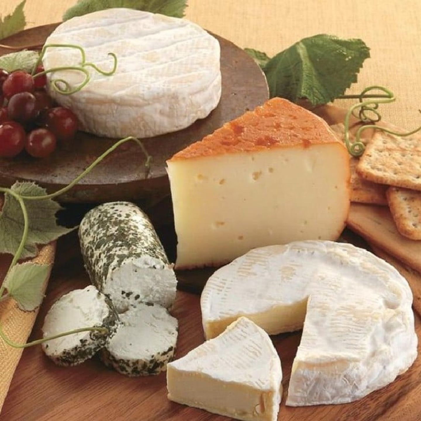 Assorted cheeses