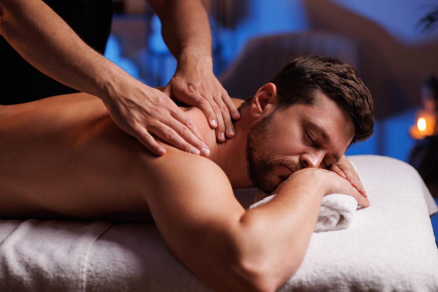 Man getting massage