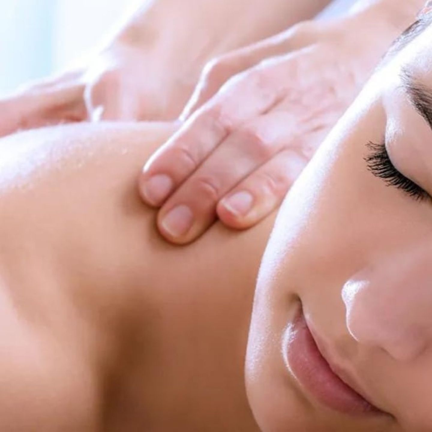 Woman getting massage