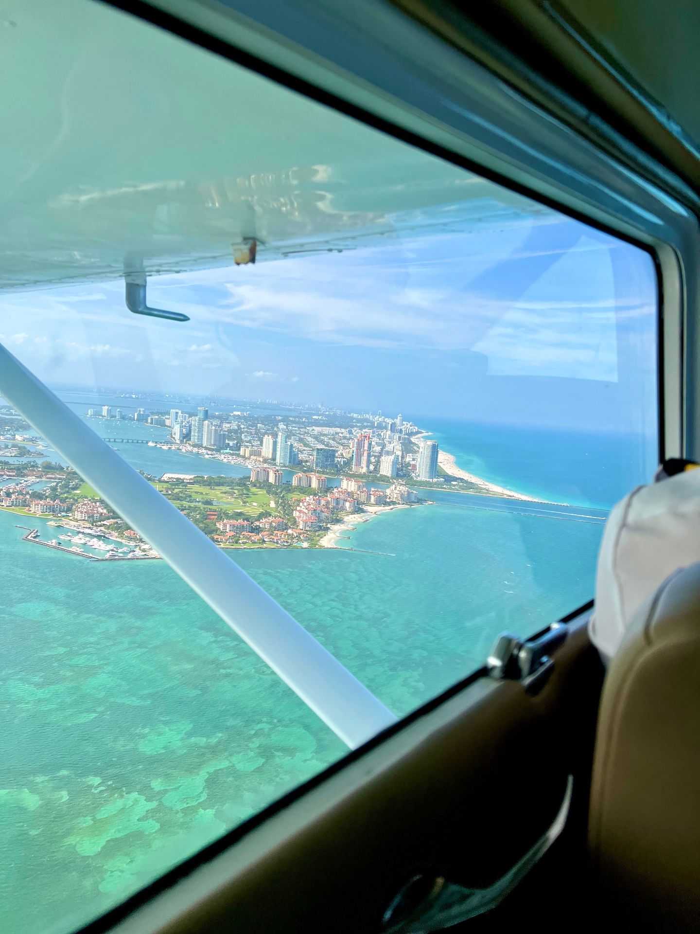 Views from plane window