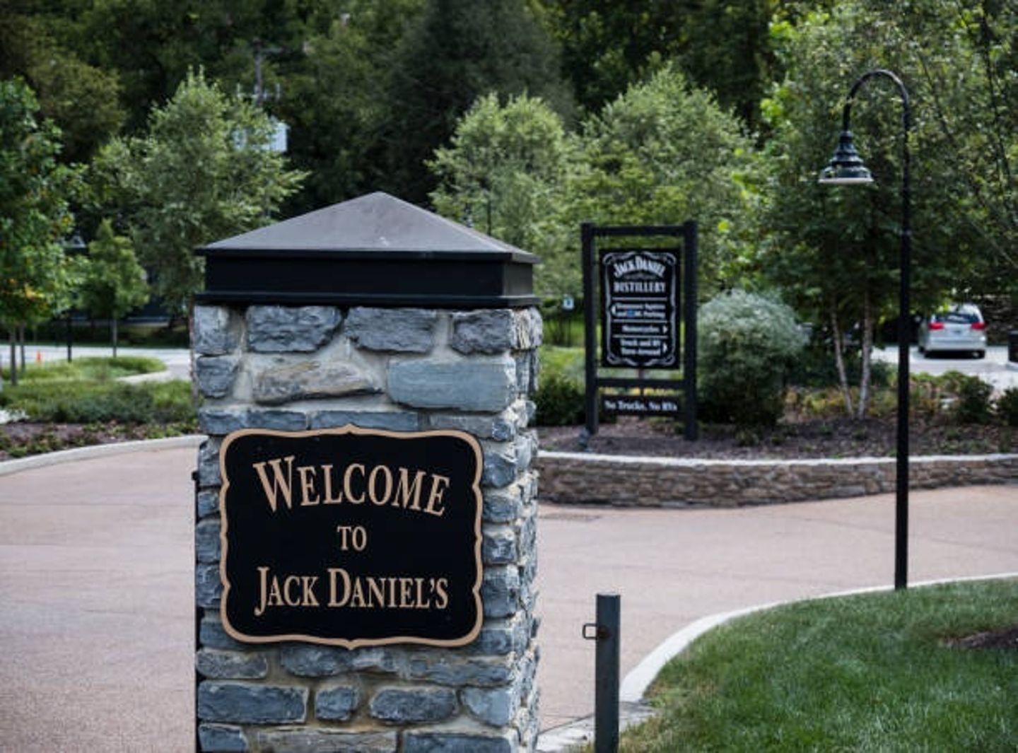 Sign for distillery