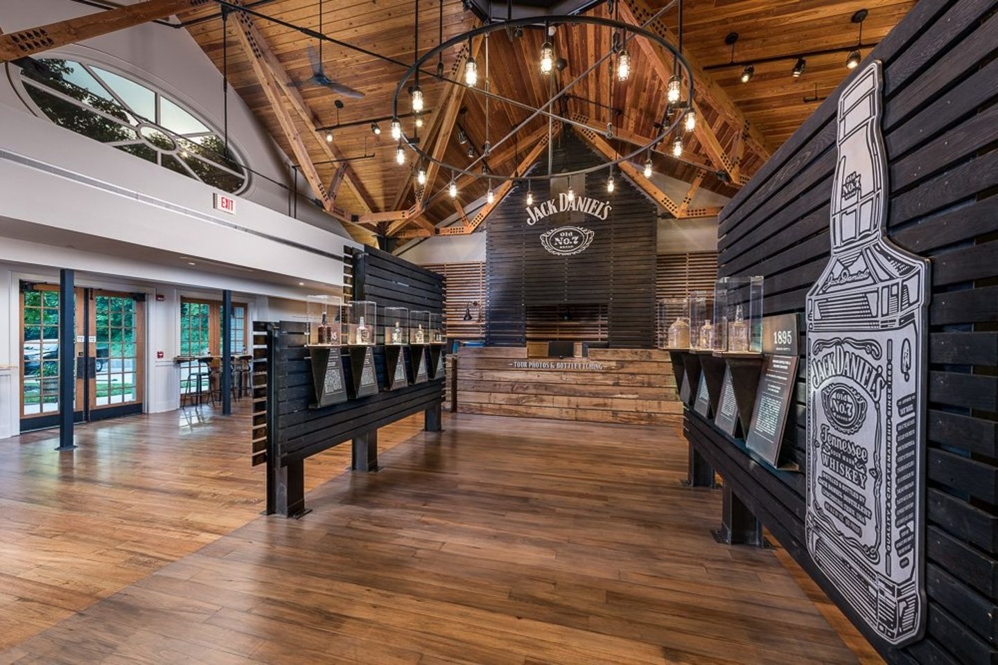Inside distillery