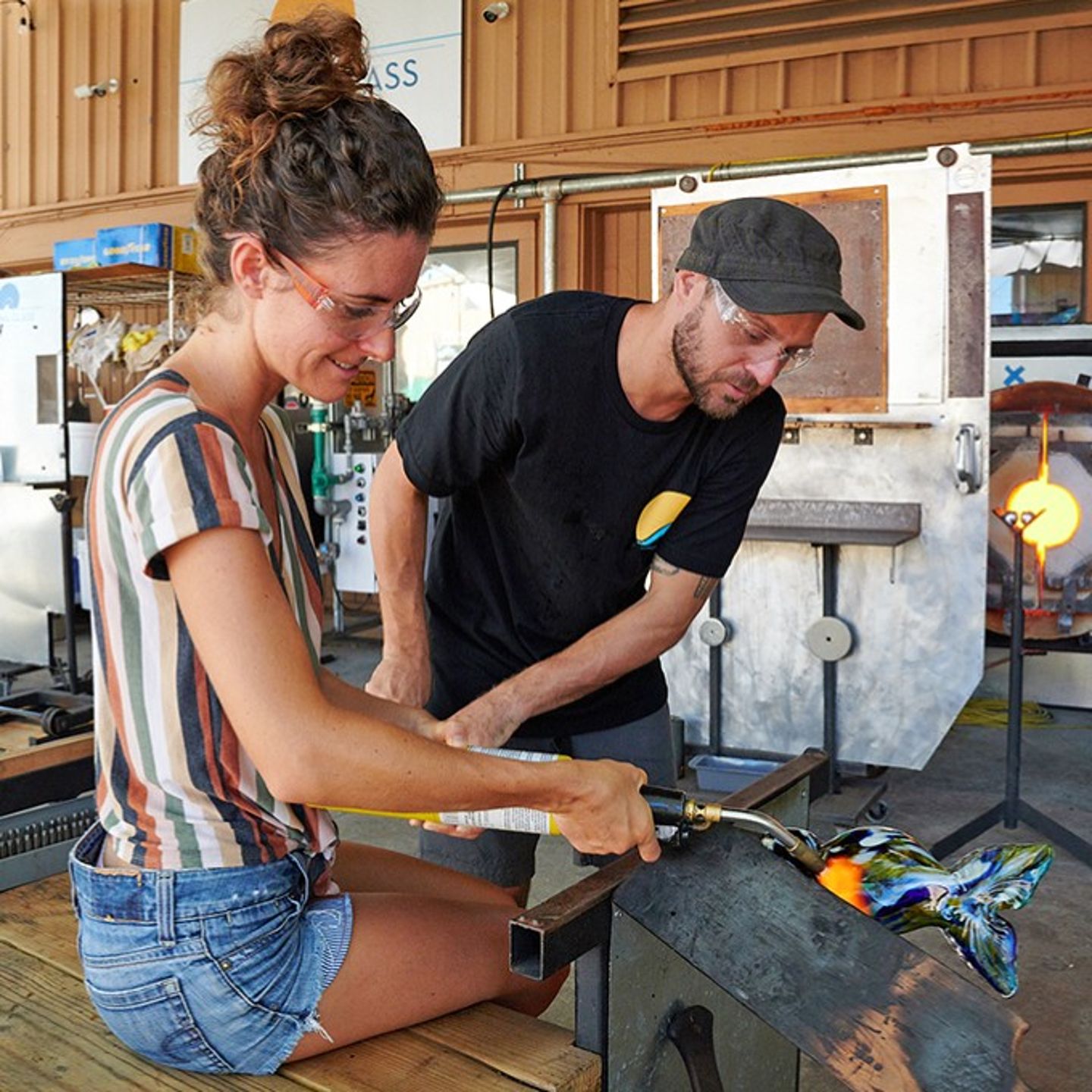 Instructor Working with Student