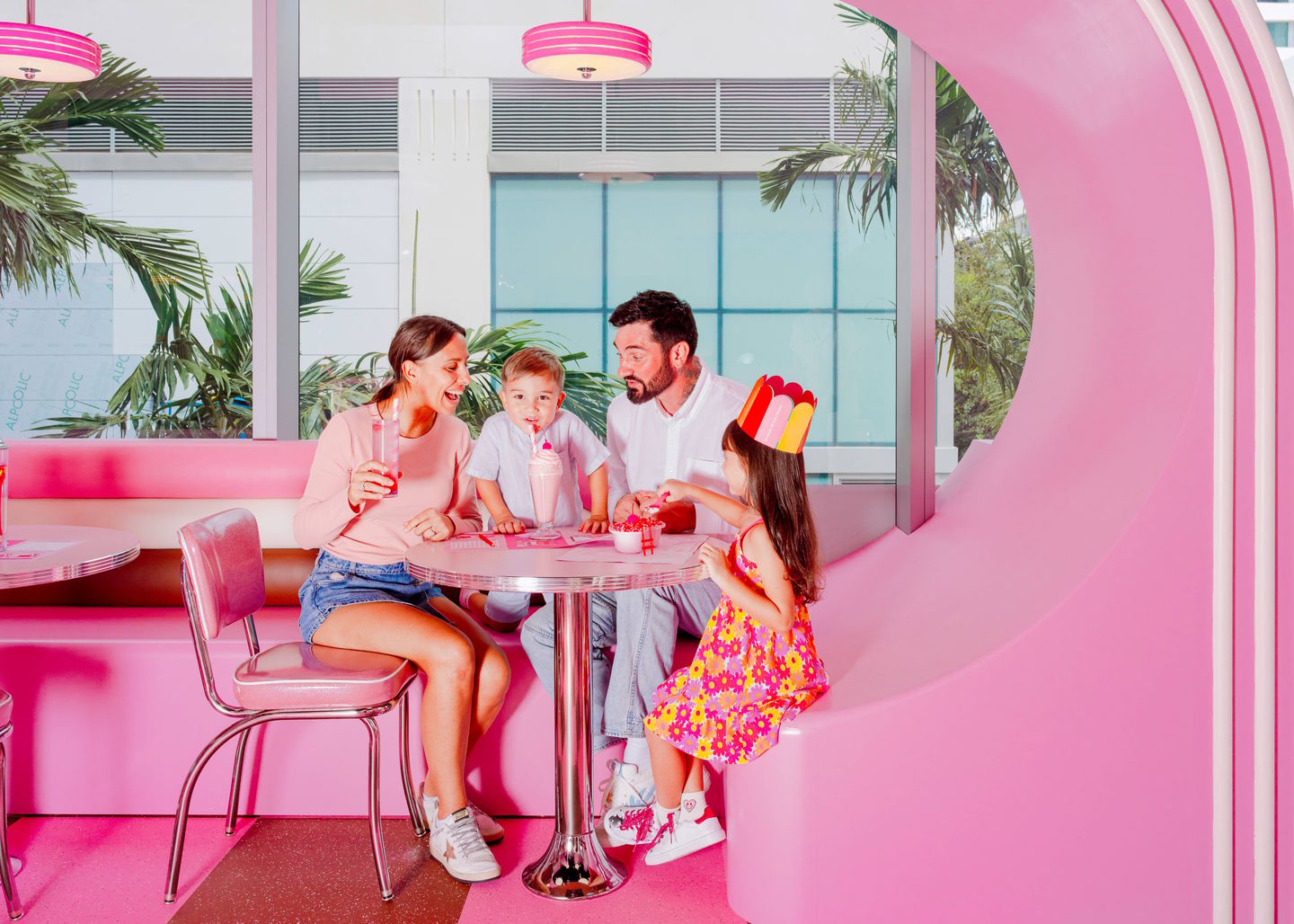 Family Eating Ice Cream