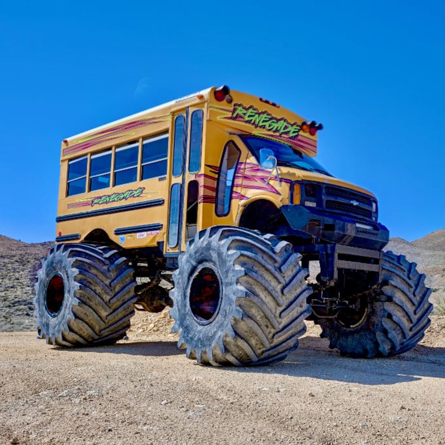 School bus monster truck
