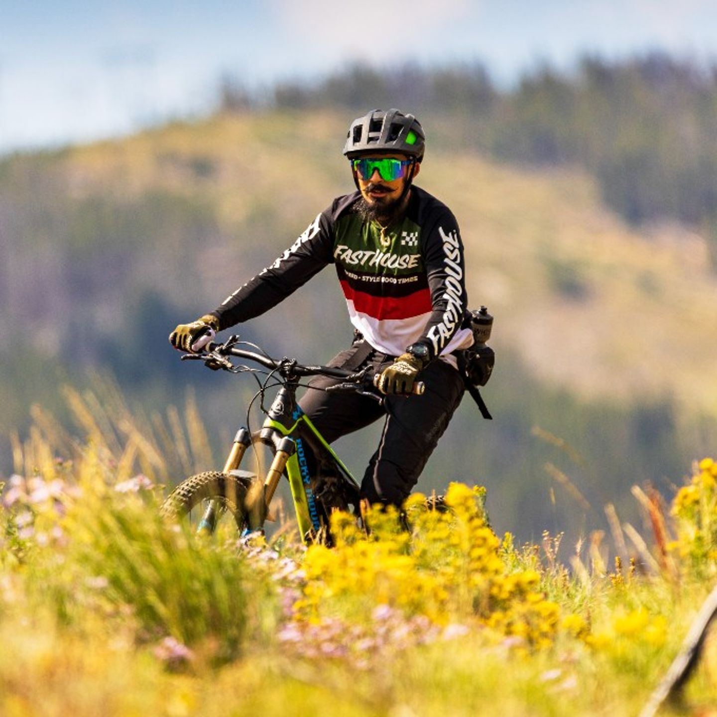 Person riding bike