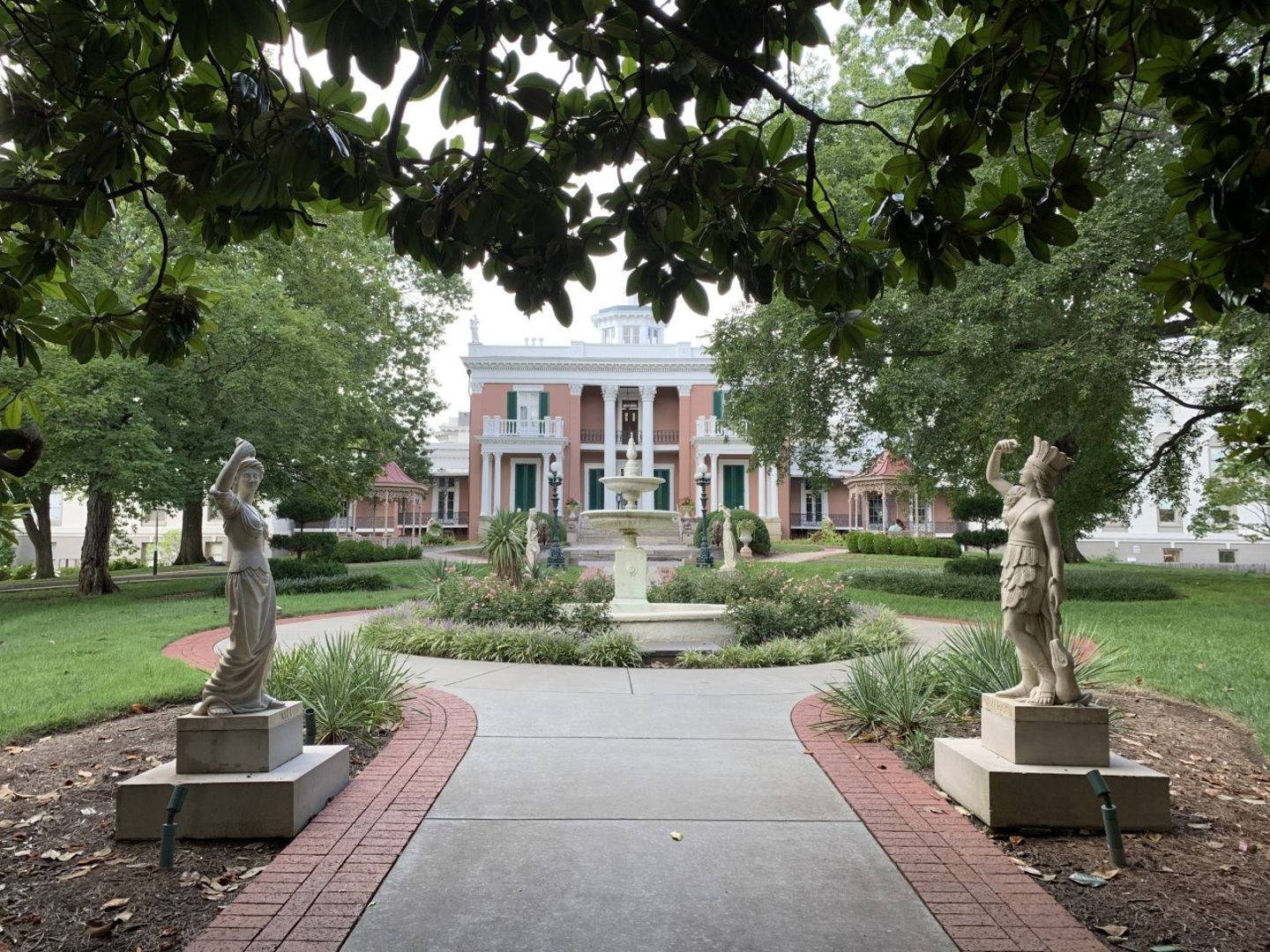 Outside of mansion