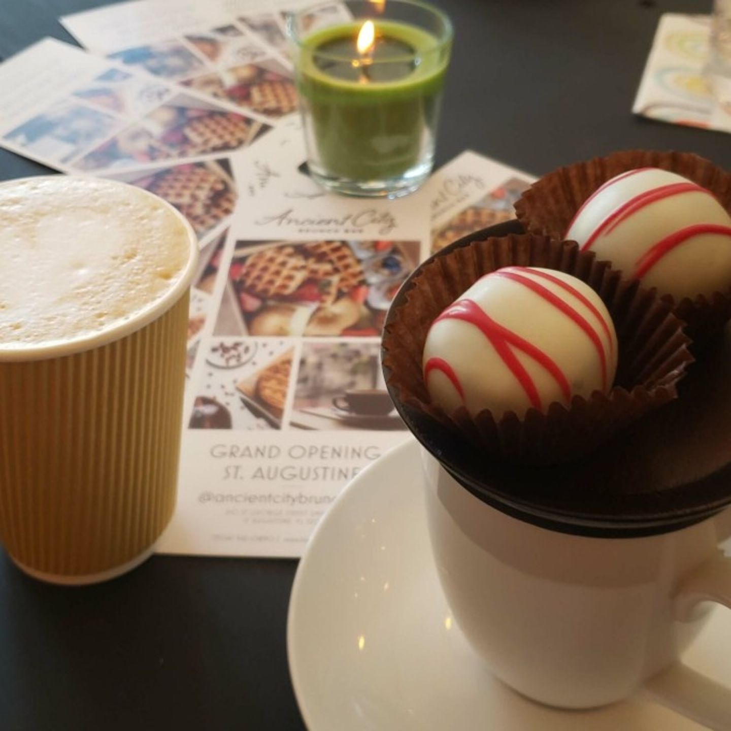 Chocolates and coffees
