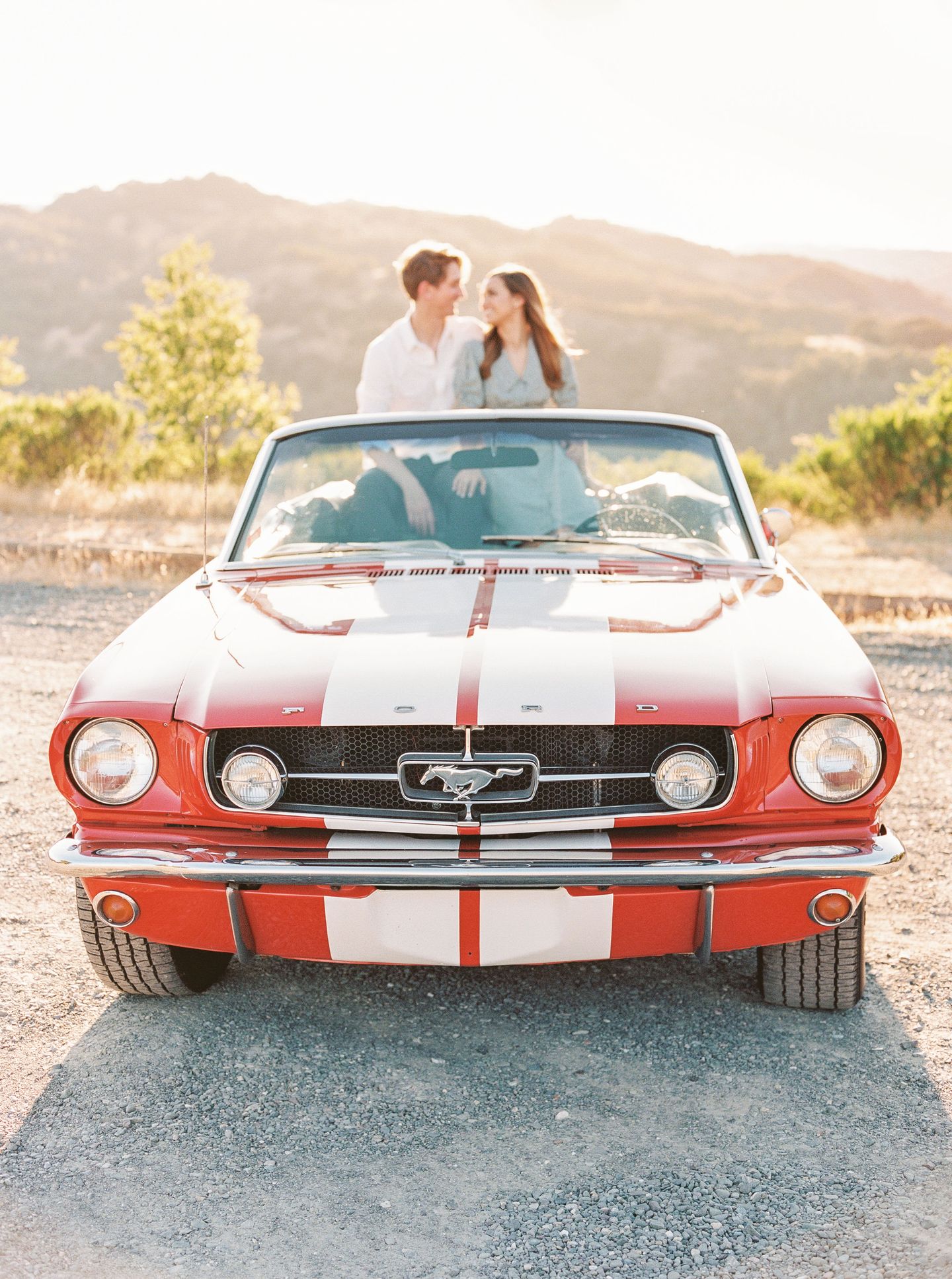 Couple in car