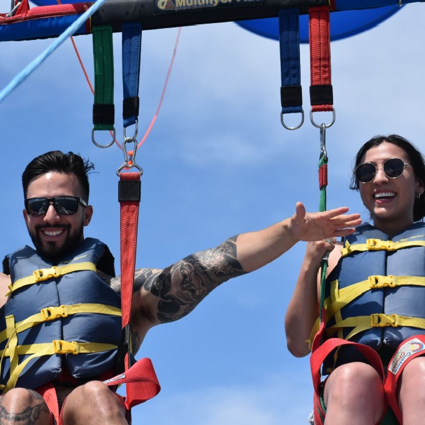 Couple in the air