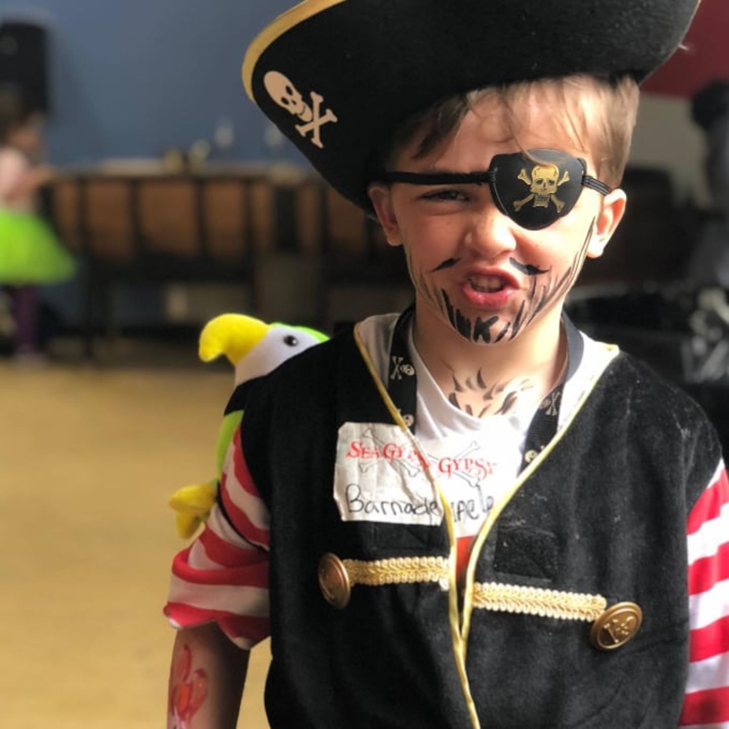 Kid as a pirate