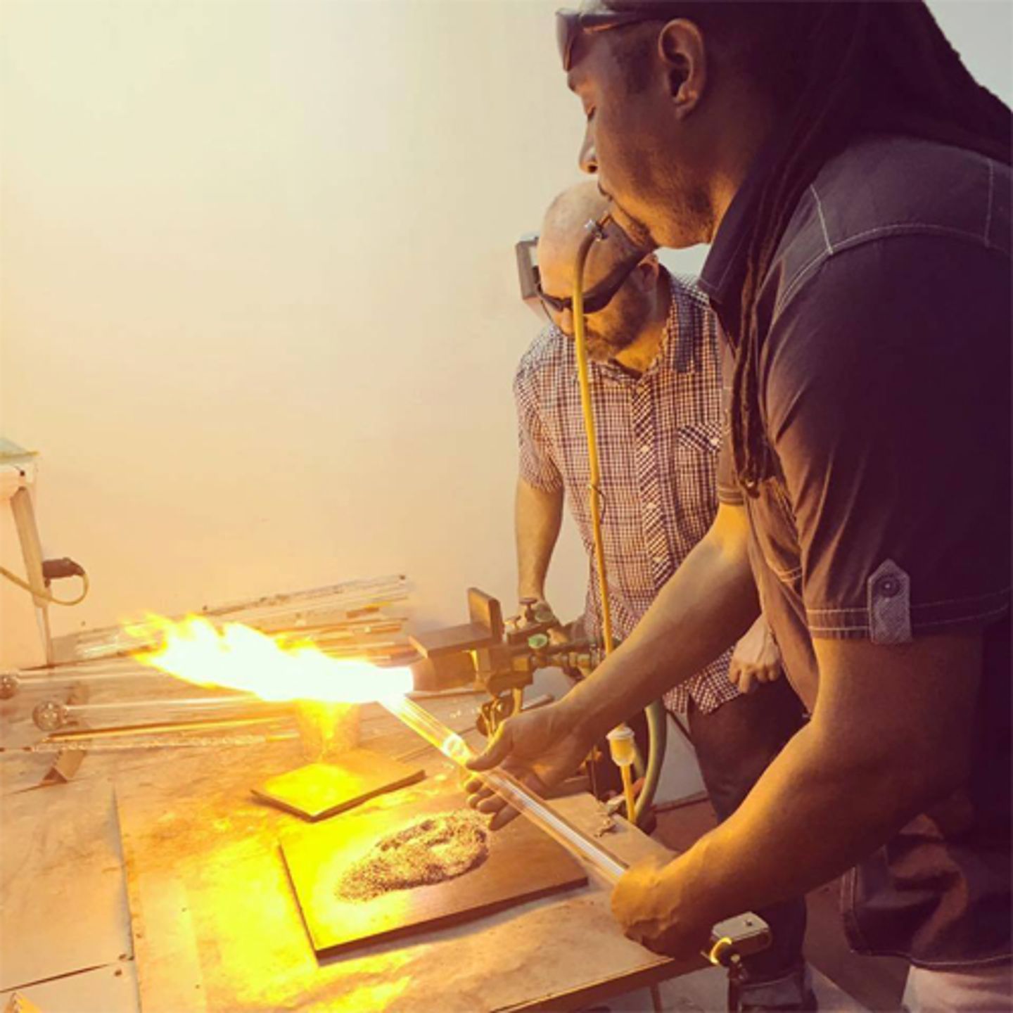 Glass Blowing Lesson in Philadelphia 