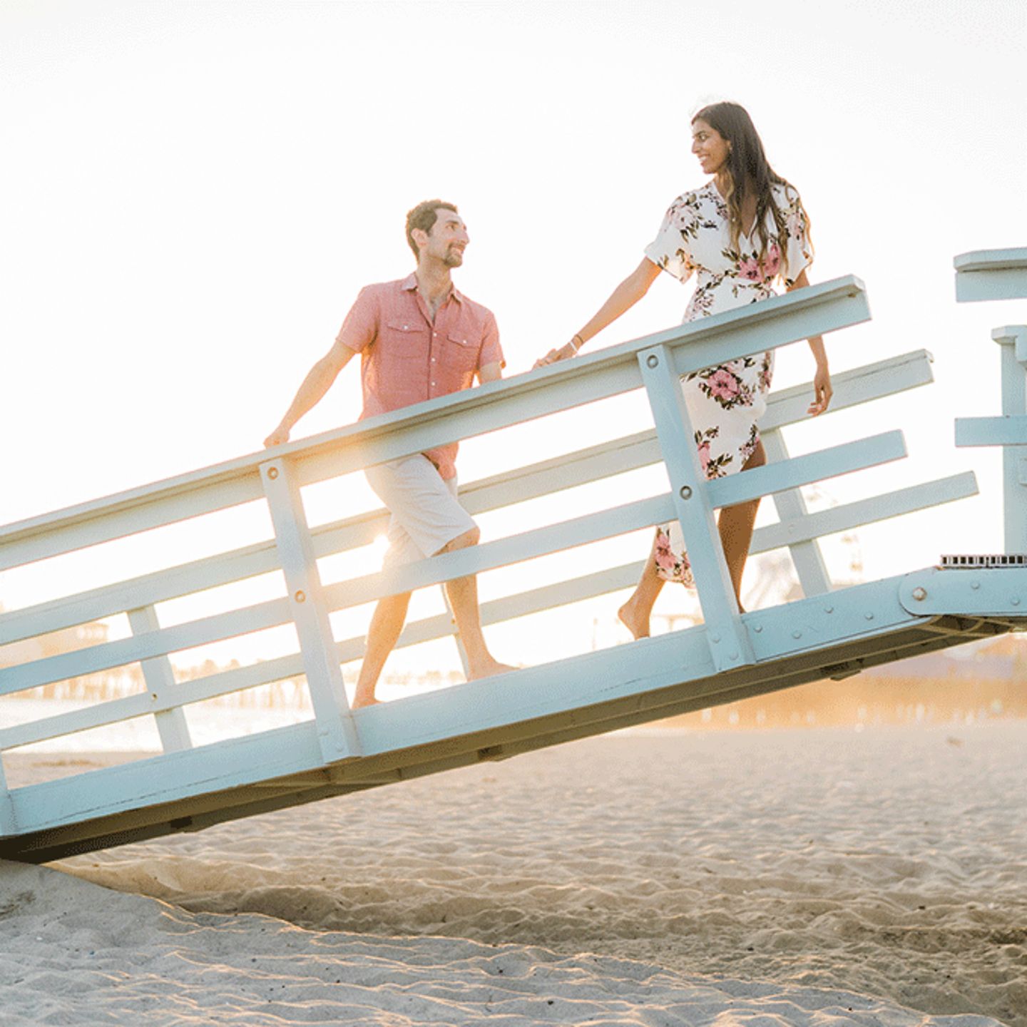 Couple on dock