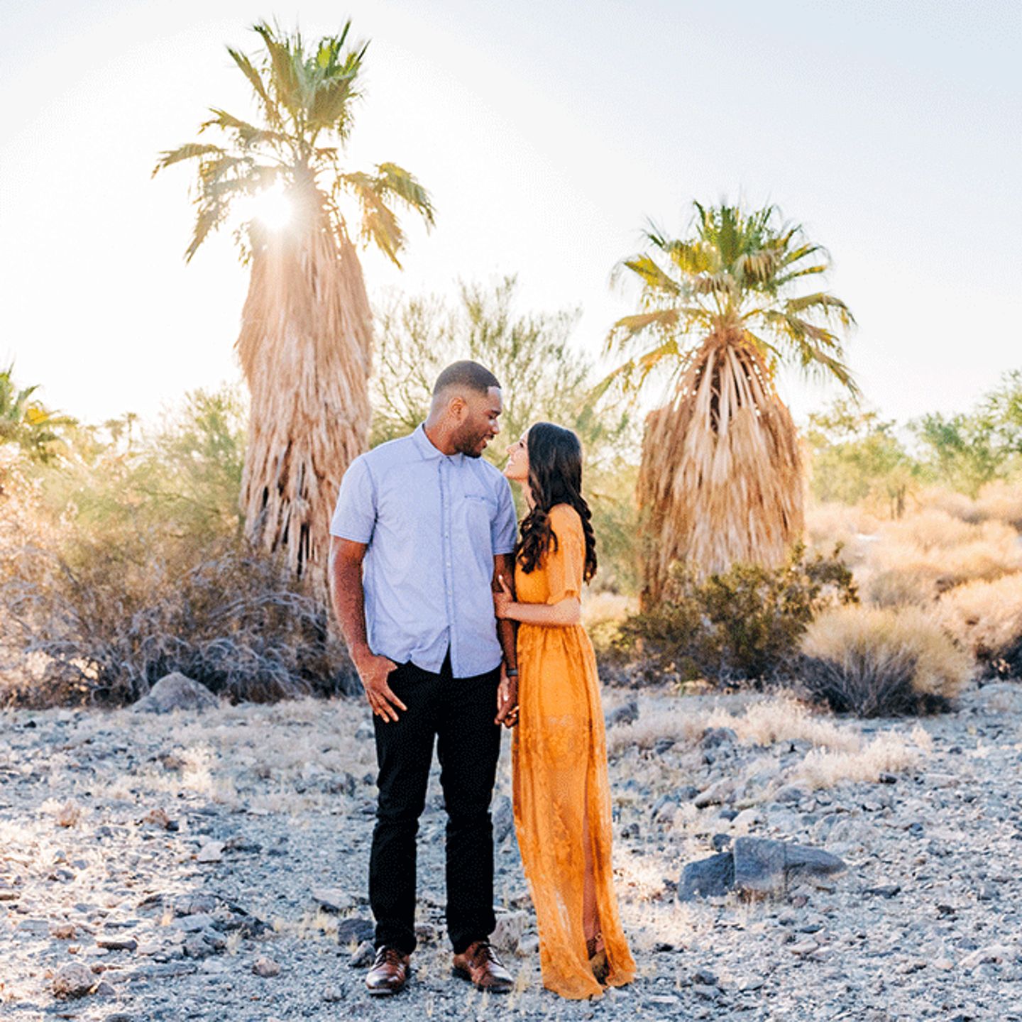 Couple in Desert