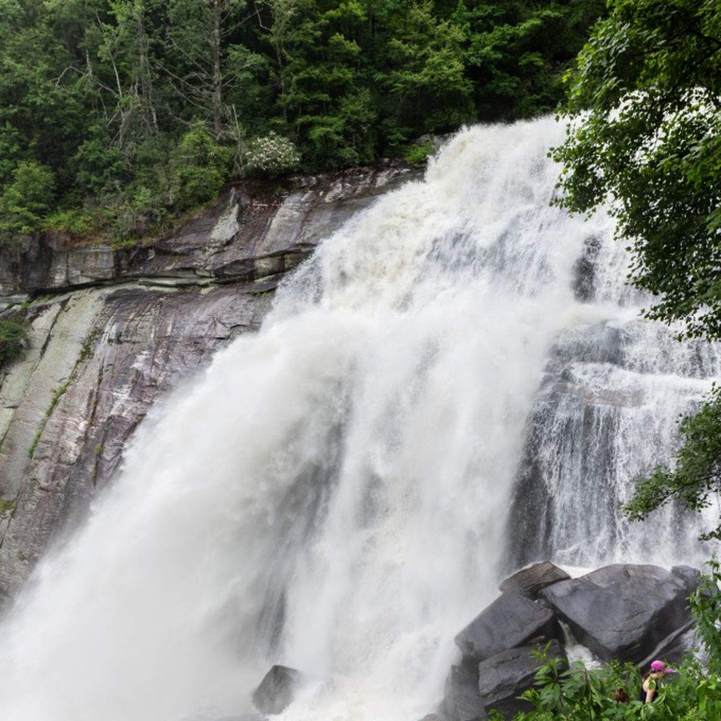 Waterfall up close