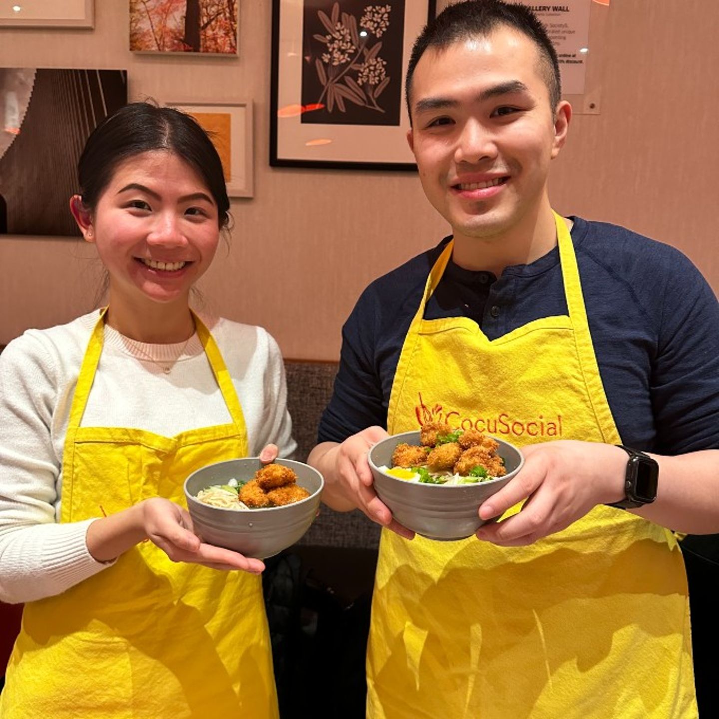 Couple with ramen