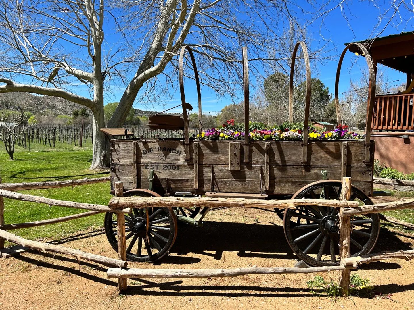 Flower wagon