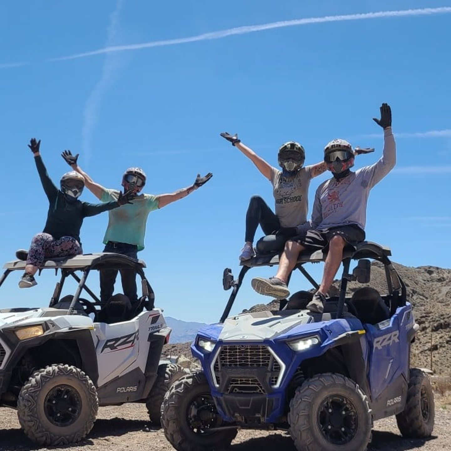 Two Groups Posing on Razor's