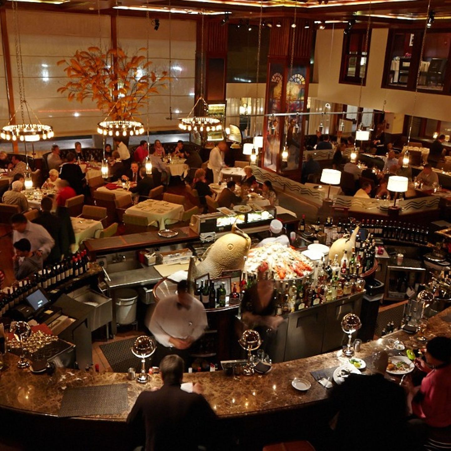 Inside of restaurant