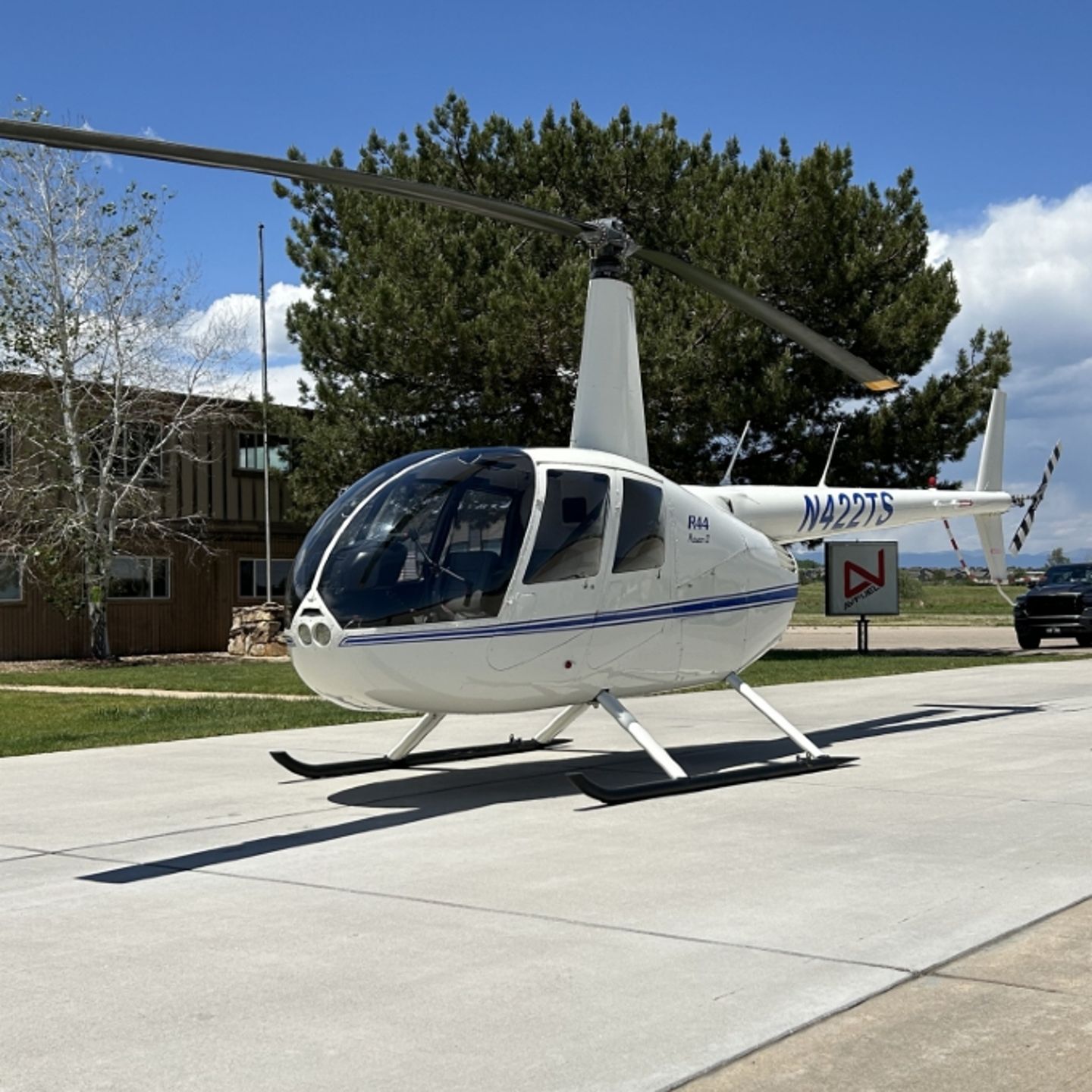 Helicopter up close