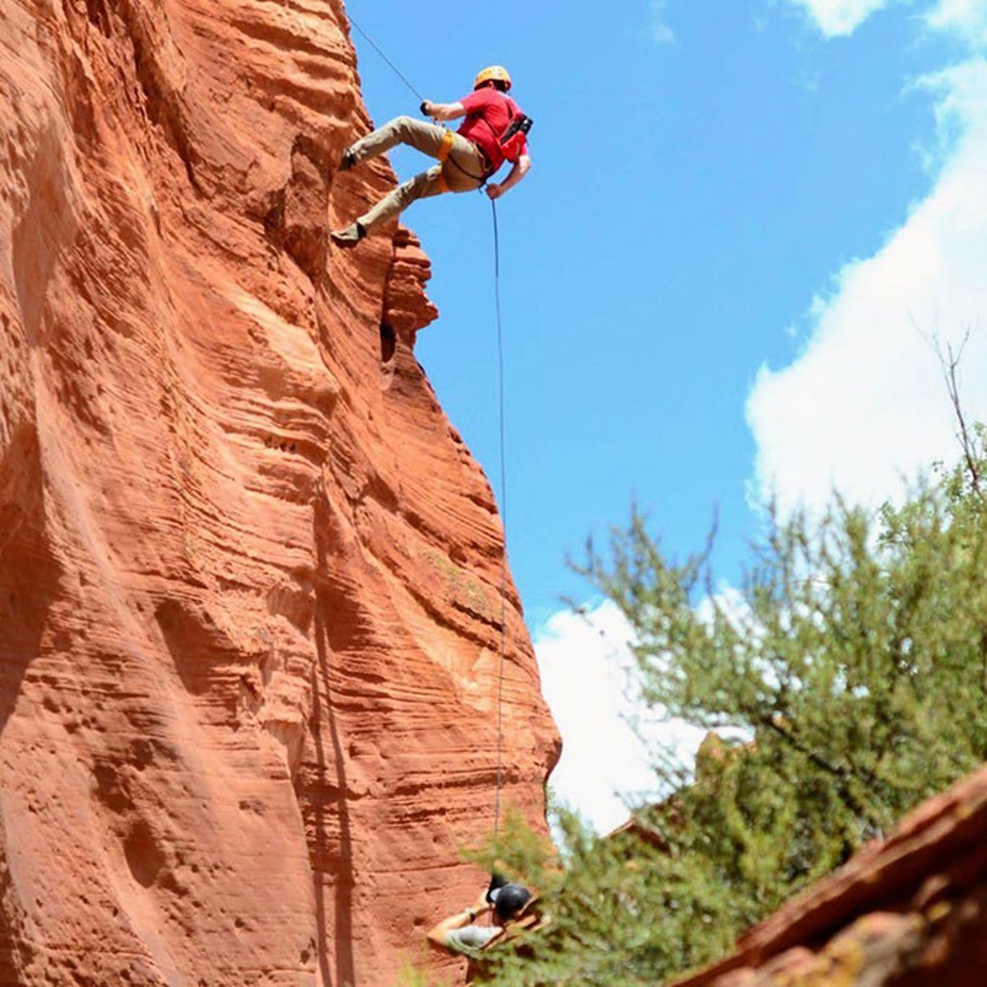 Rappelling 