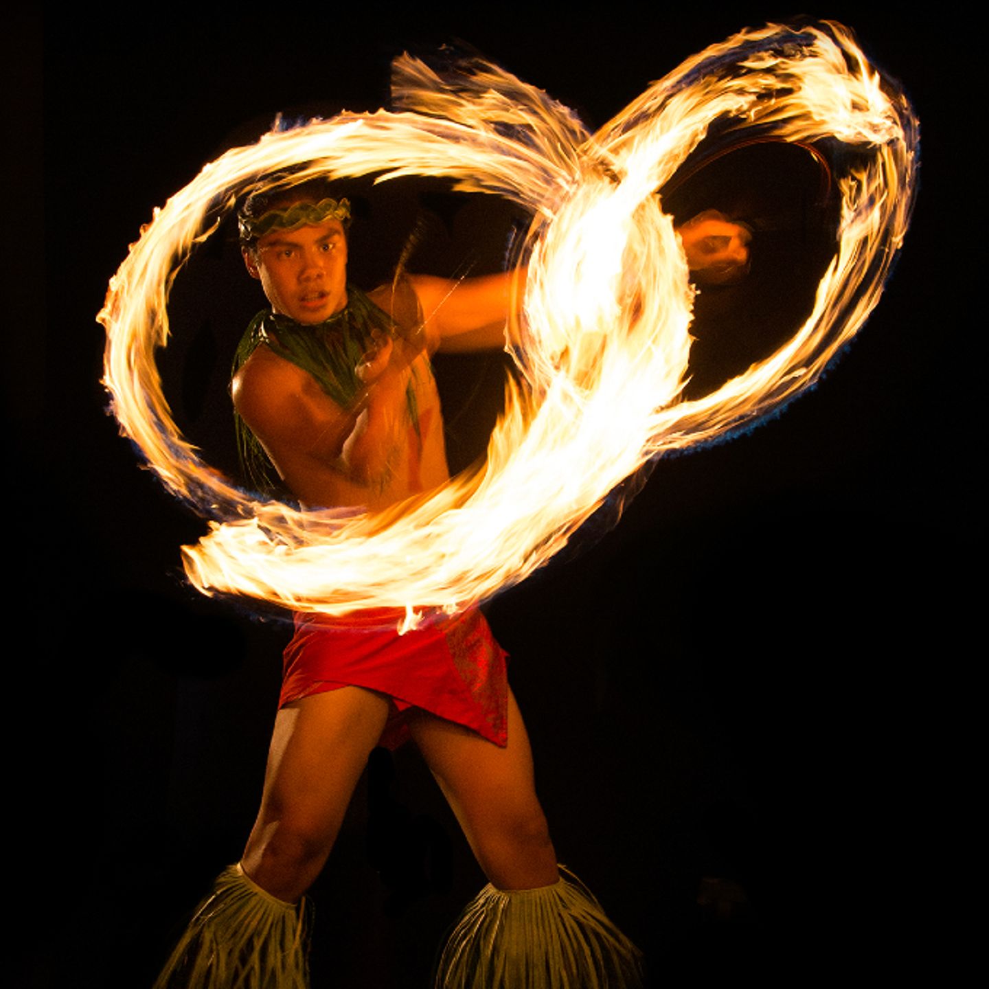 Fire dancer