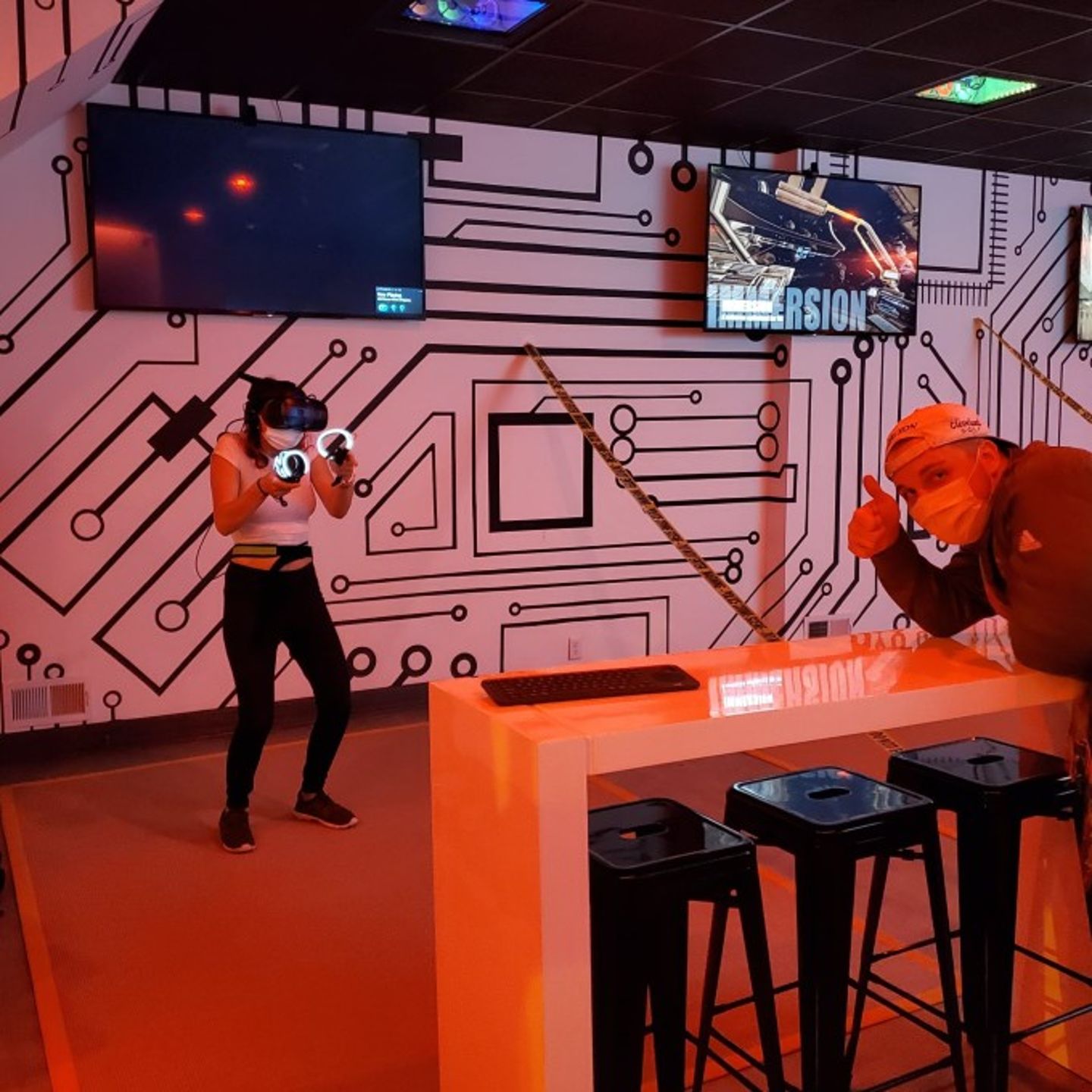 Two people on experience