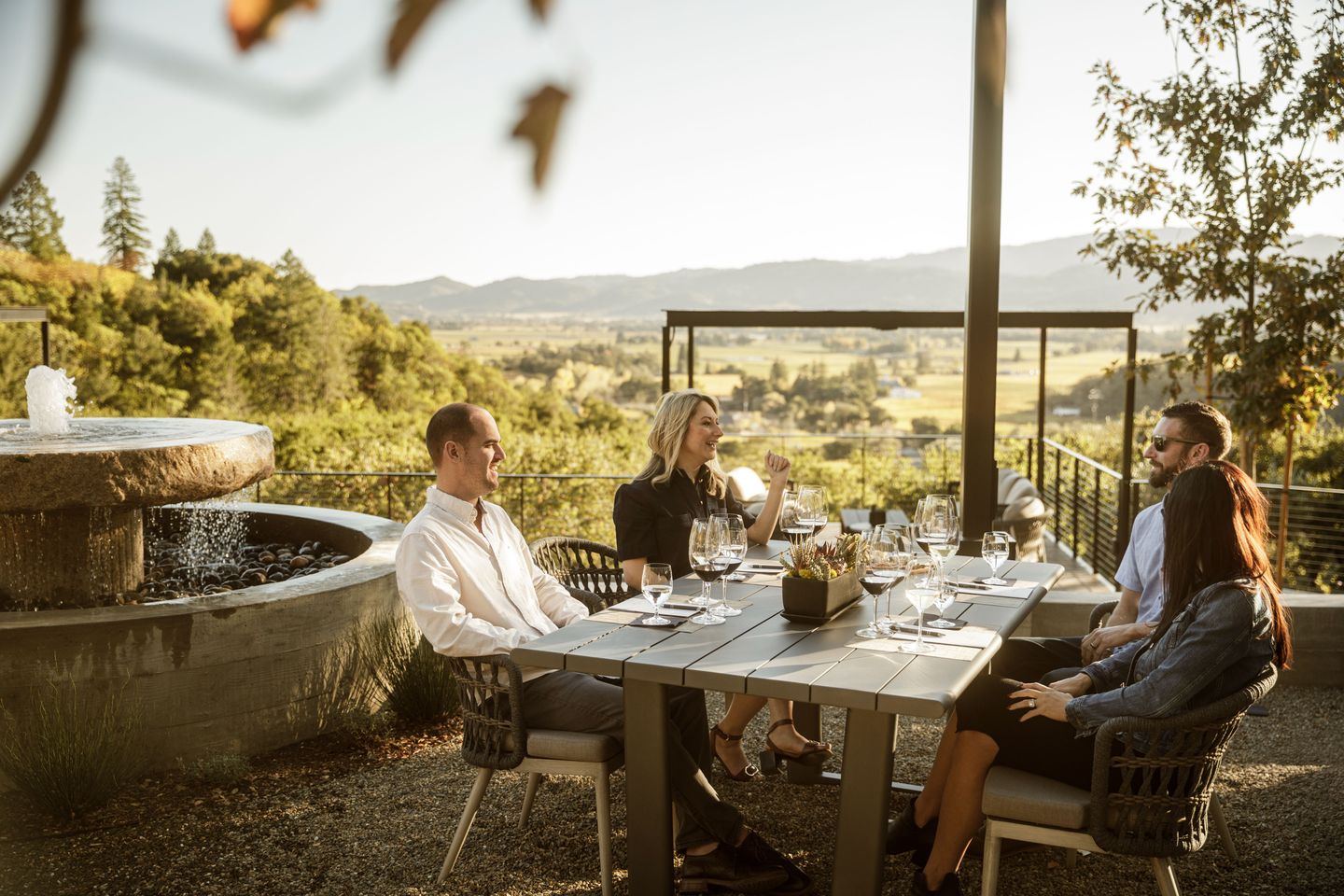 Group at table