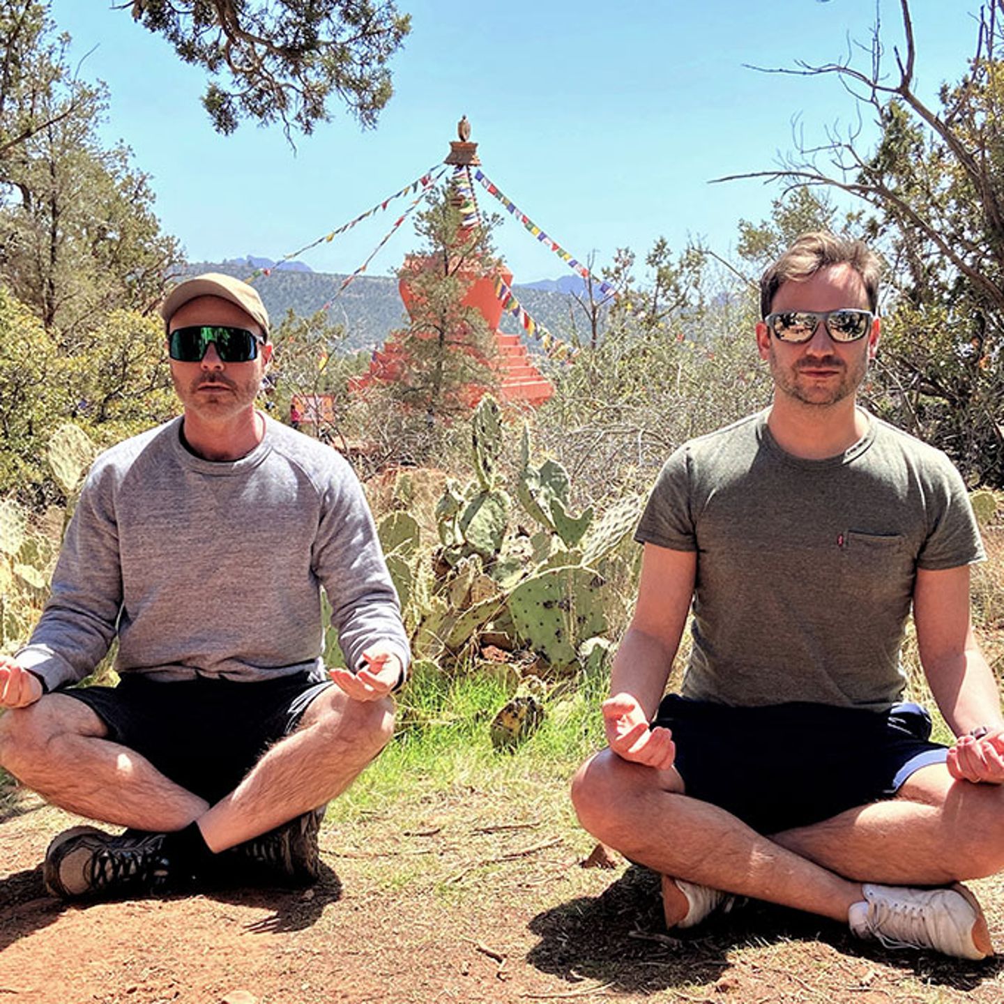 Meditating in Sedona