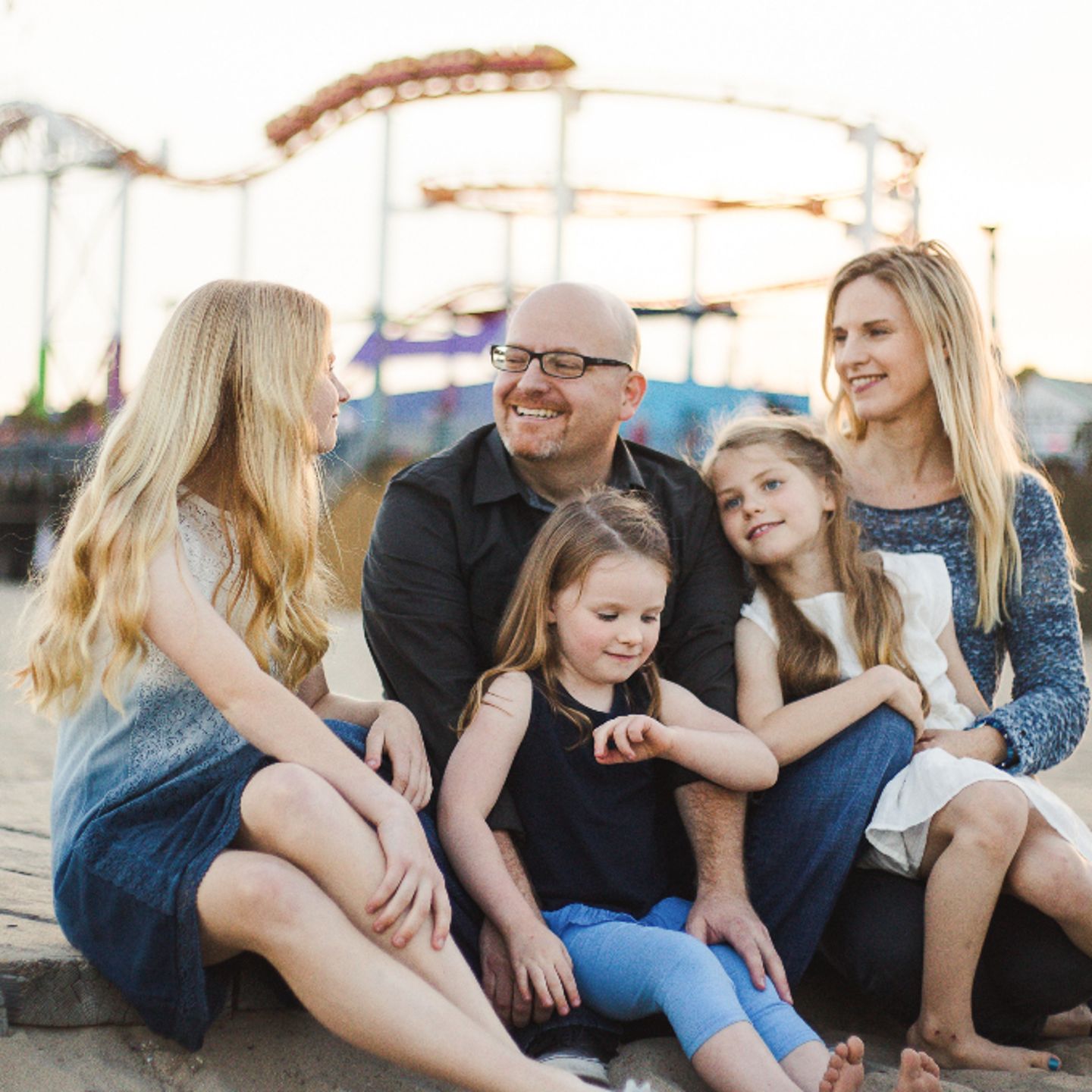 Family at Santa Monica