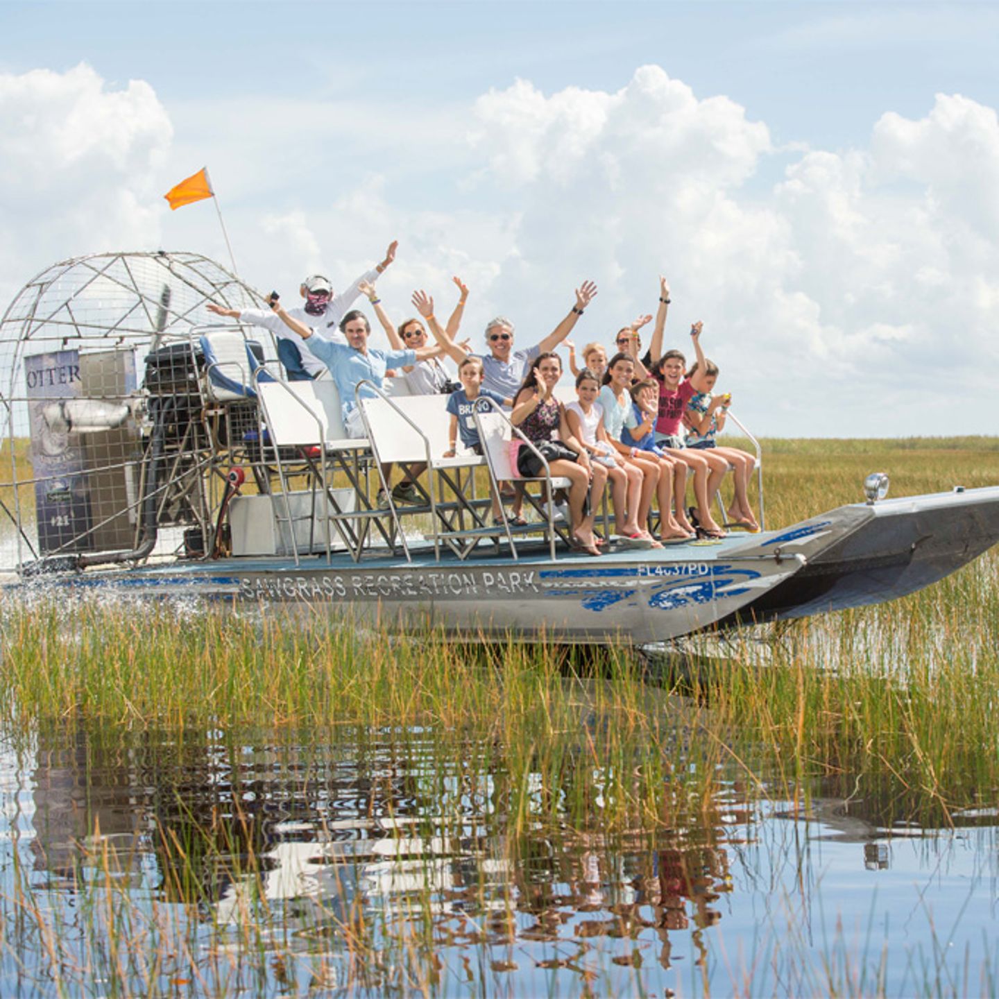 Group on Airboat