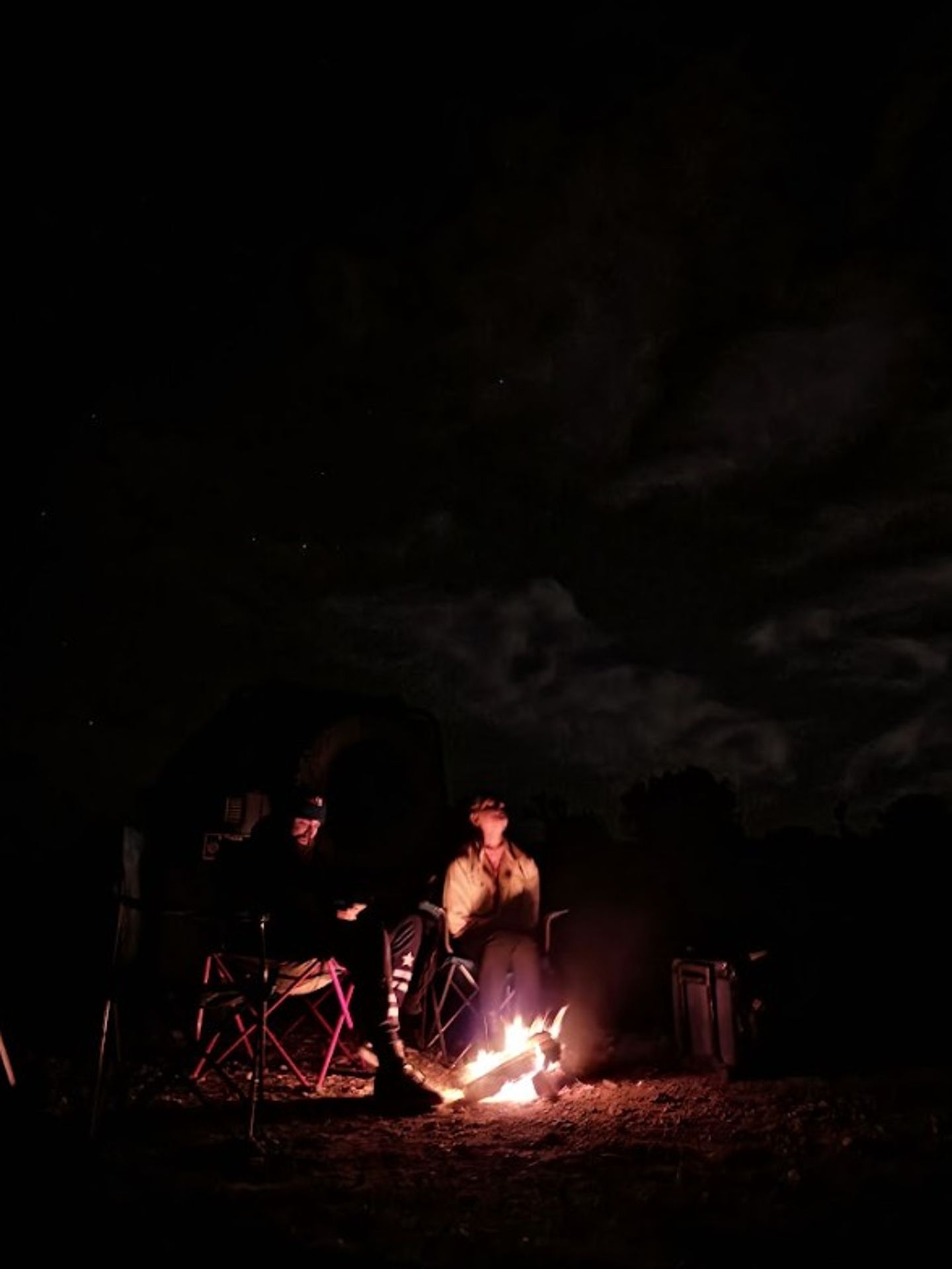 Bon Fire and Hot Springs