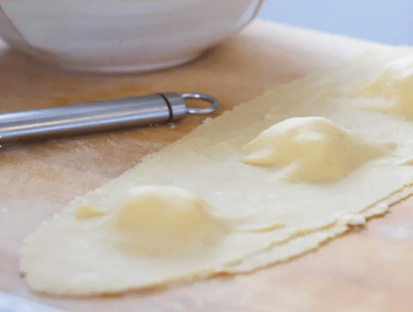 Ravioli pasta dough