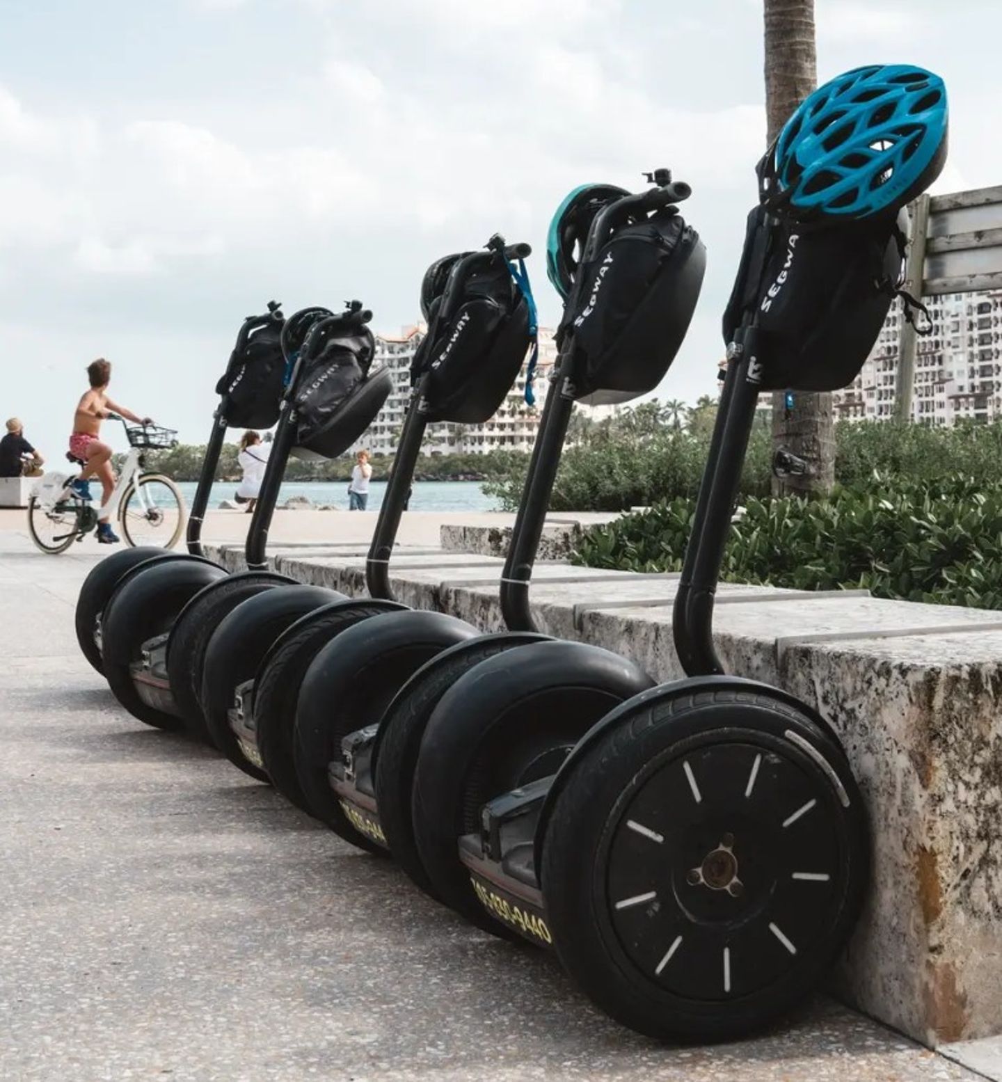 Segways by the Ocean