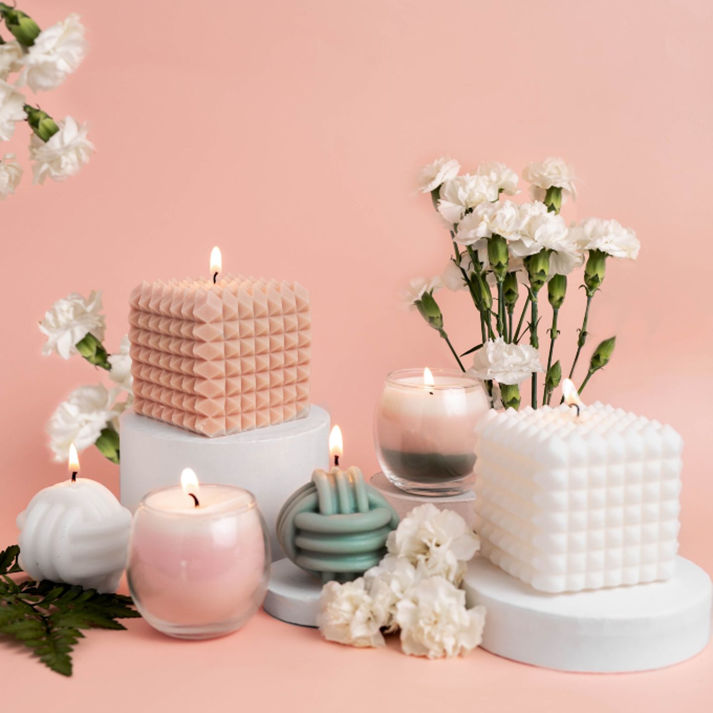 Homemade candles