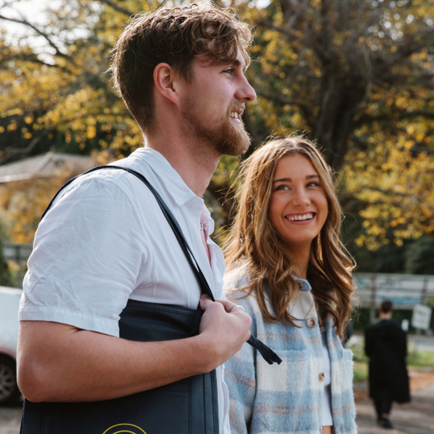Couple walking
