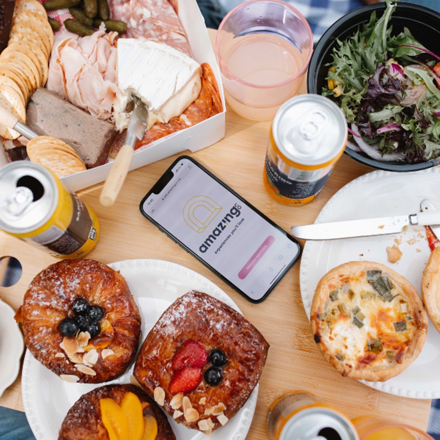 Picnic spread