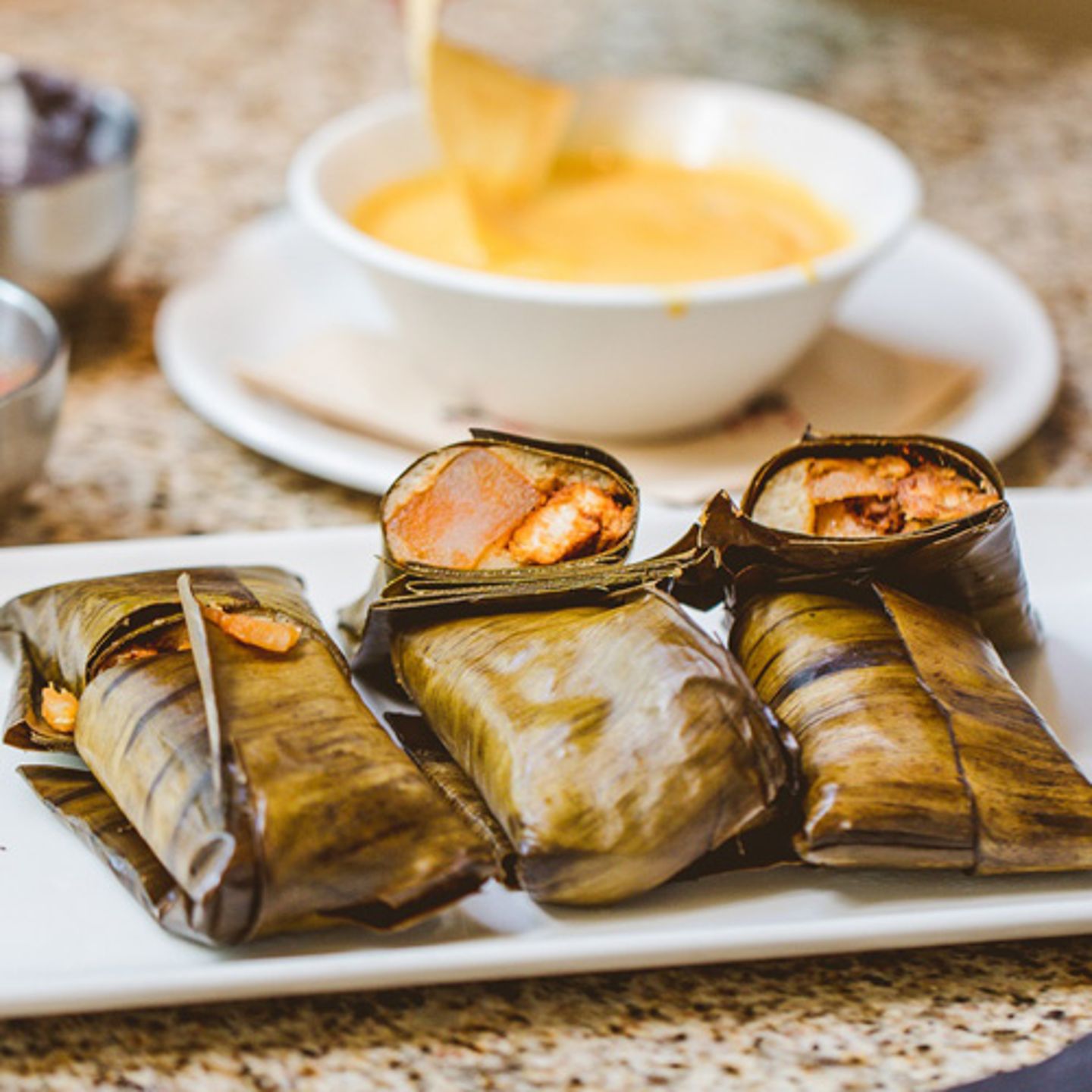 Tamales Dish