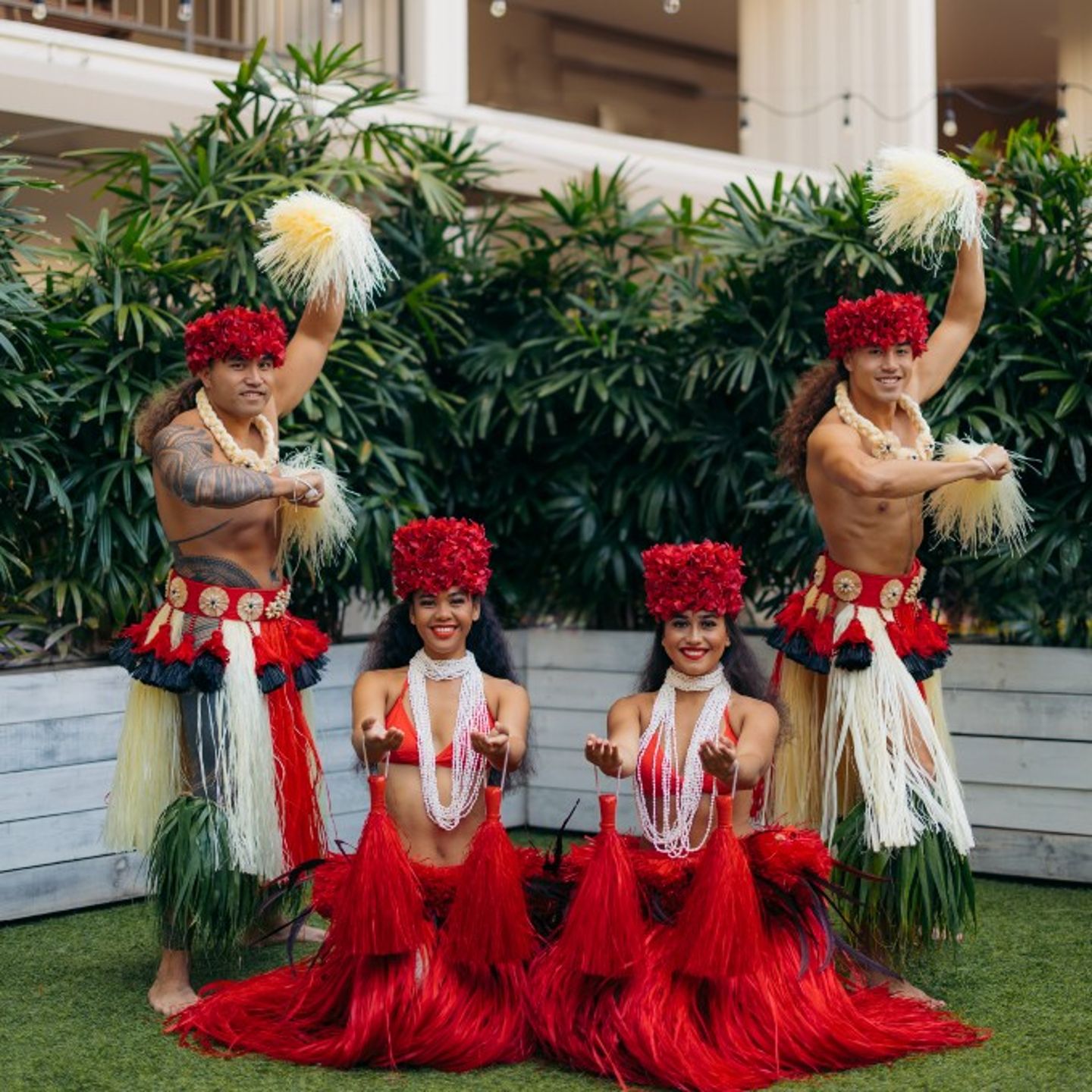 Four dancers