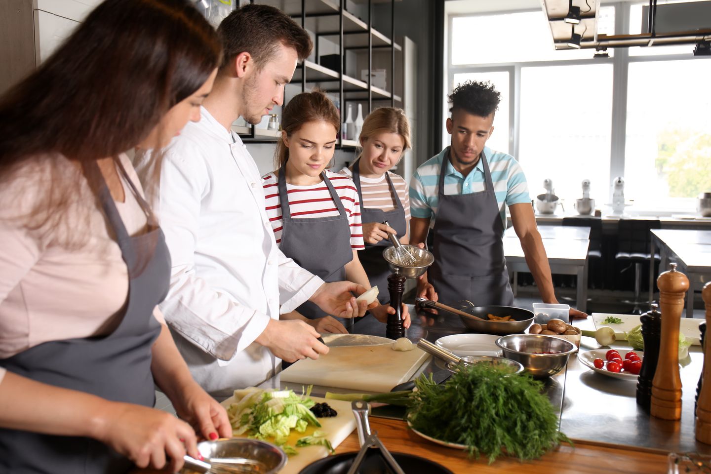 Group cooking in home