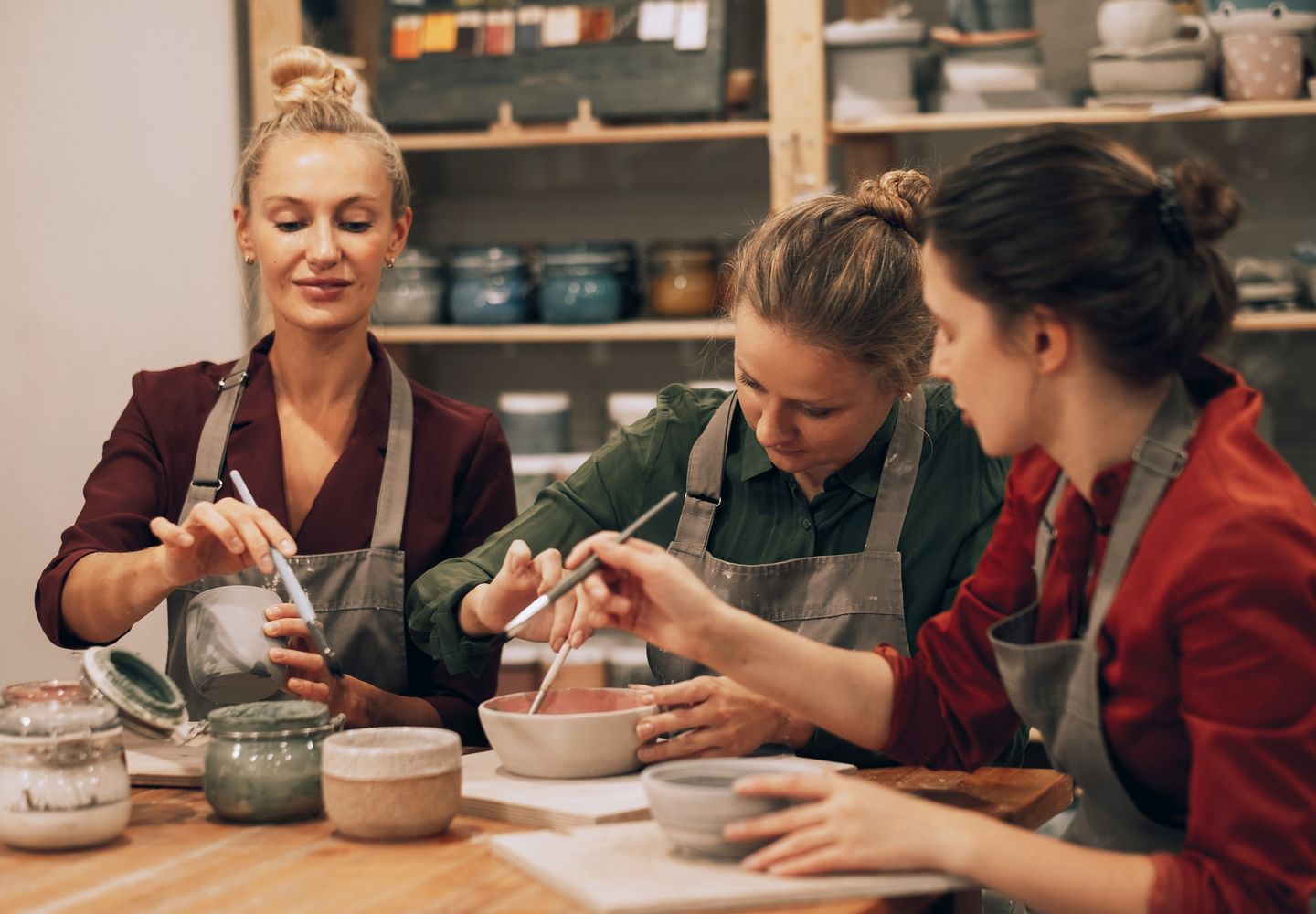 Painting Pottery
