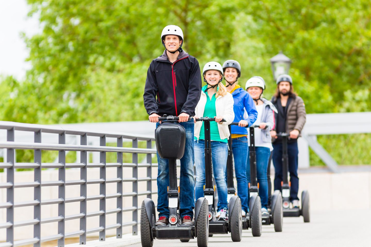 Group on segways