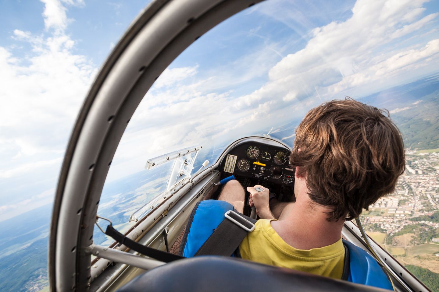 Person in glider