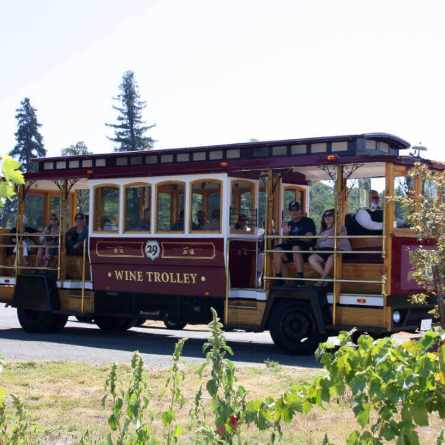 Trolley driving