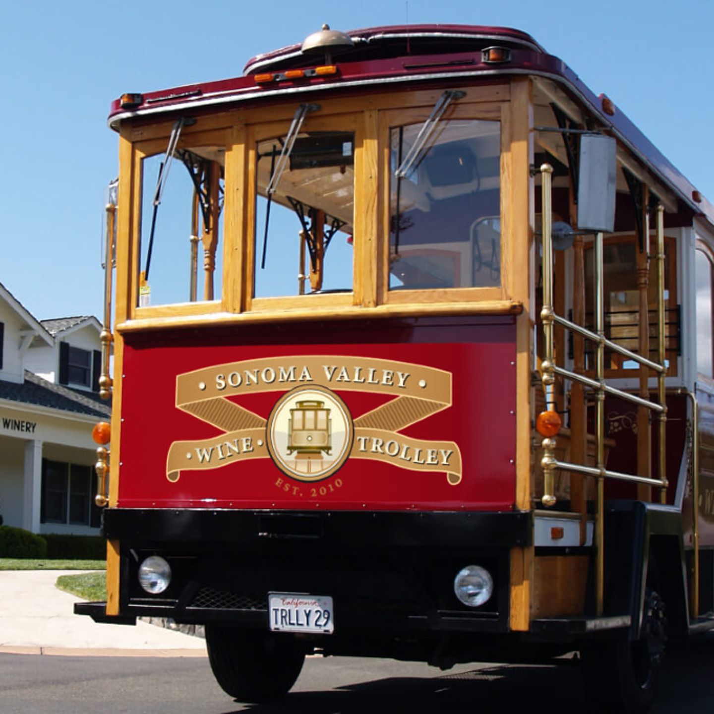 Trolley up close