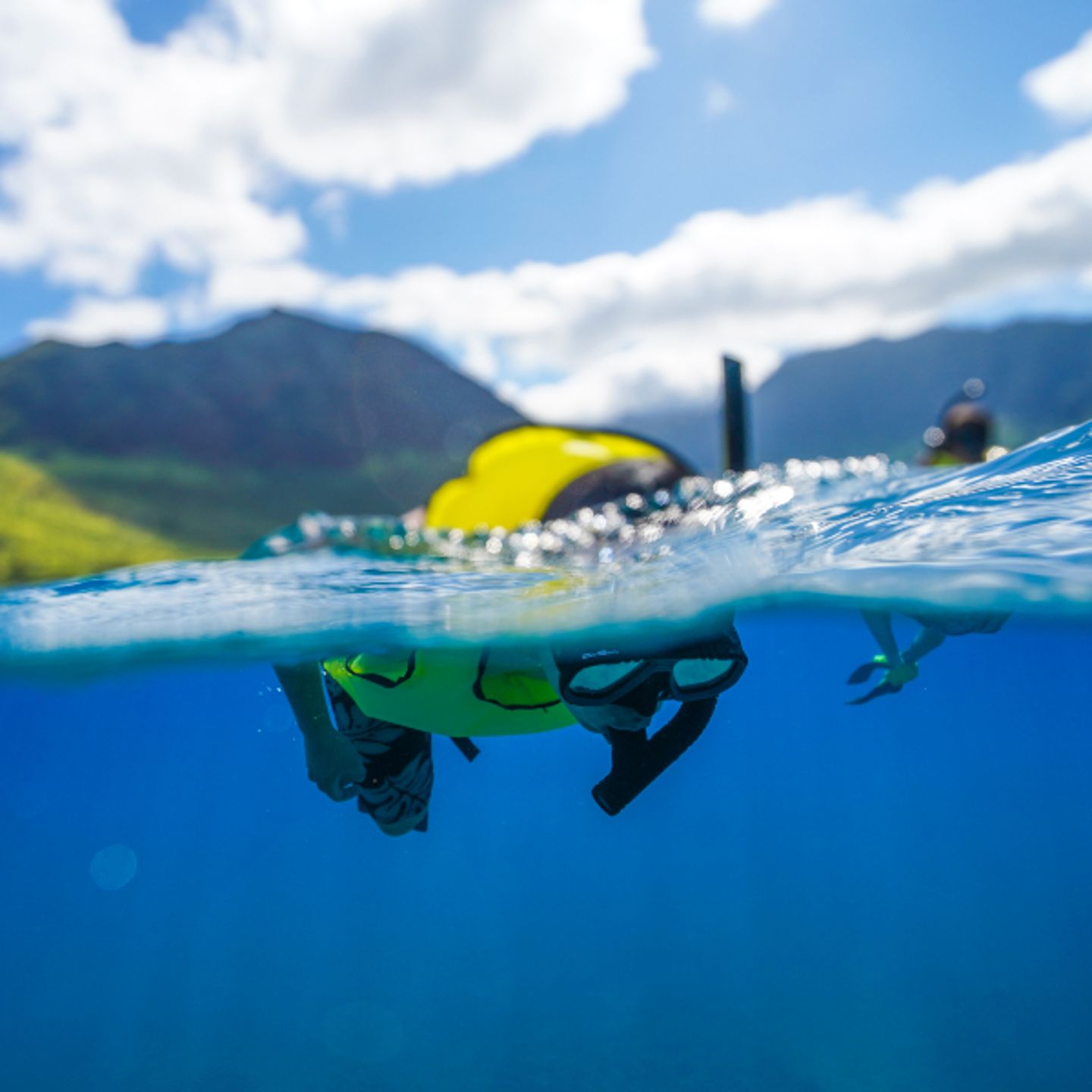 Person snorkeling