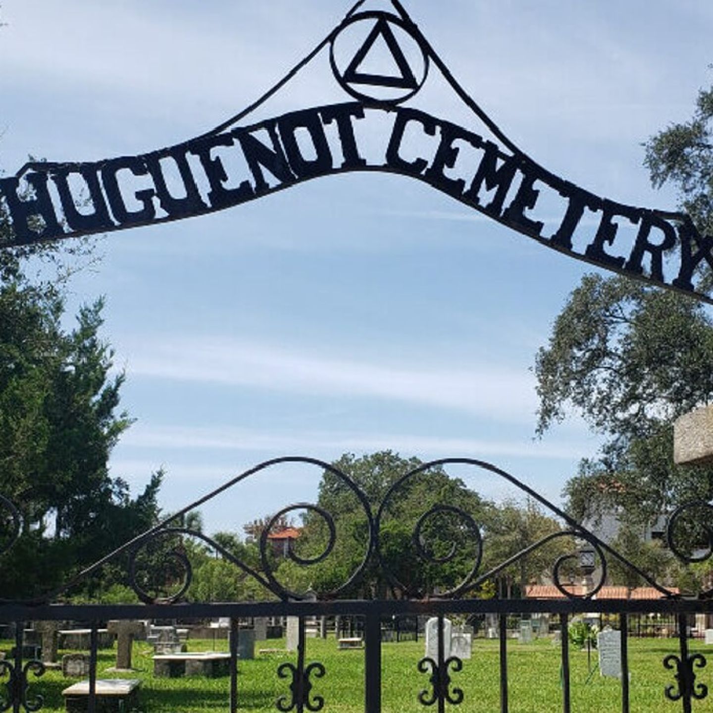 Cemetery entrance