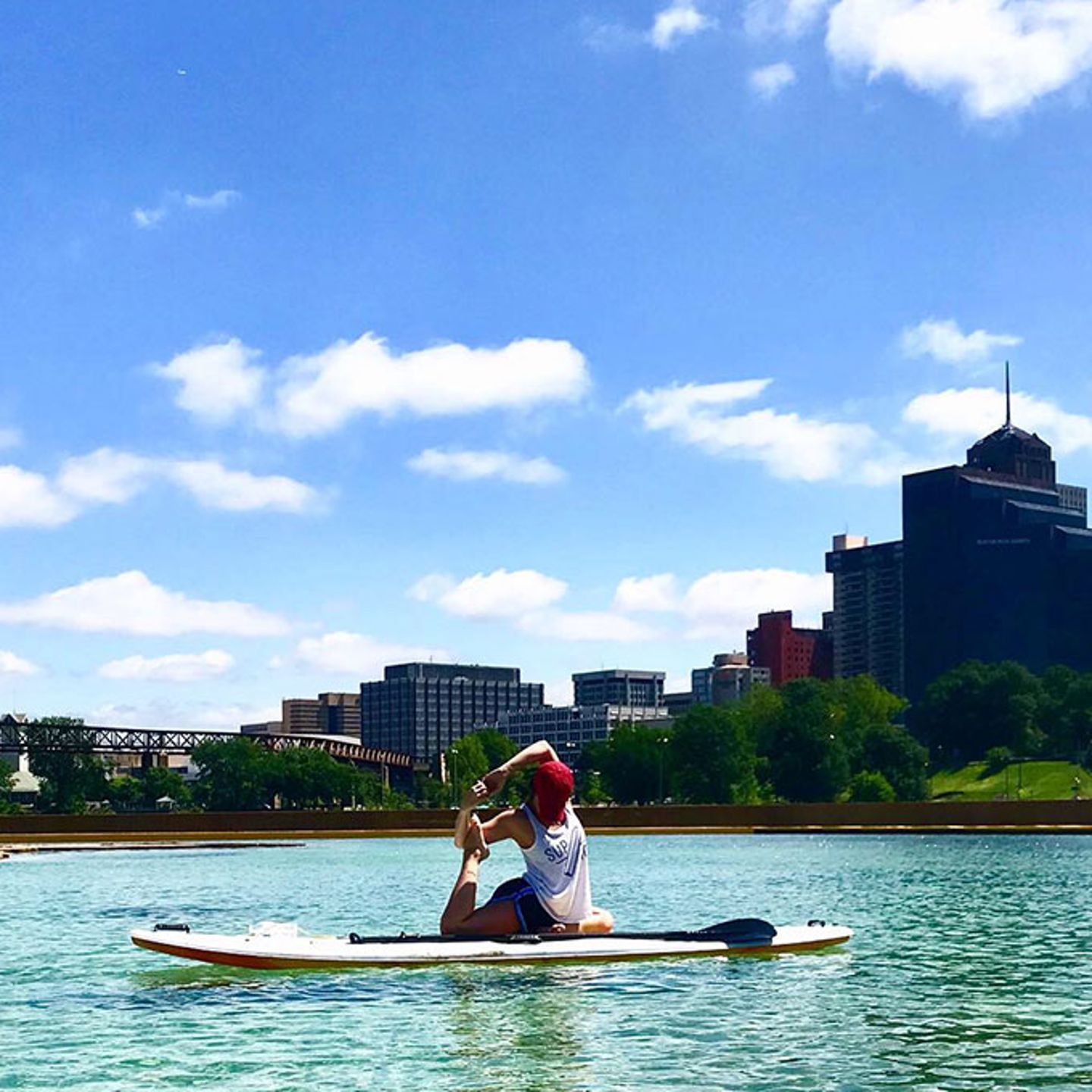 Paddle Board Yoga