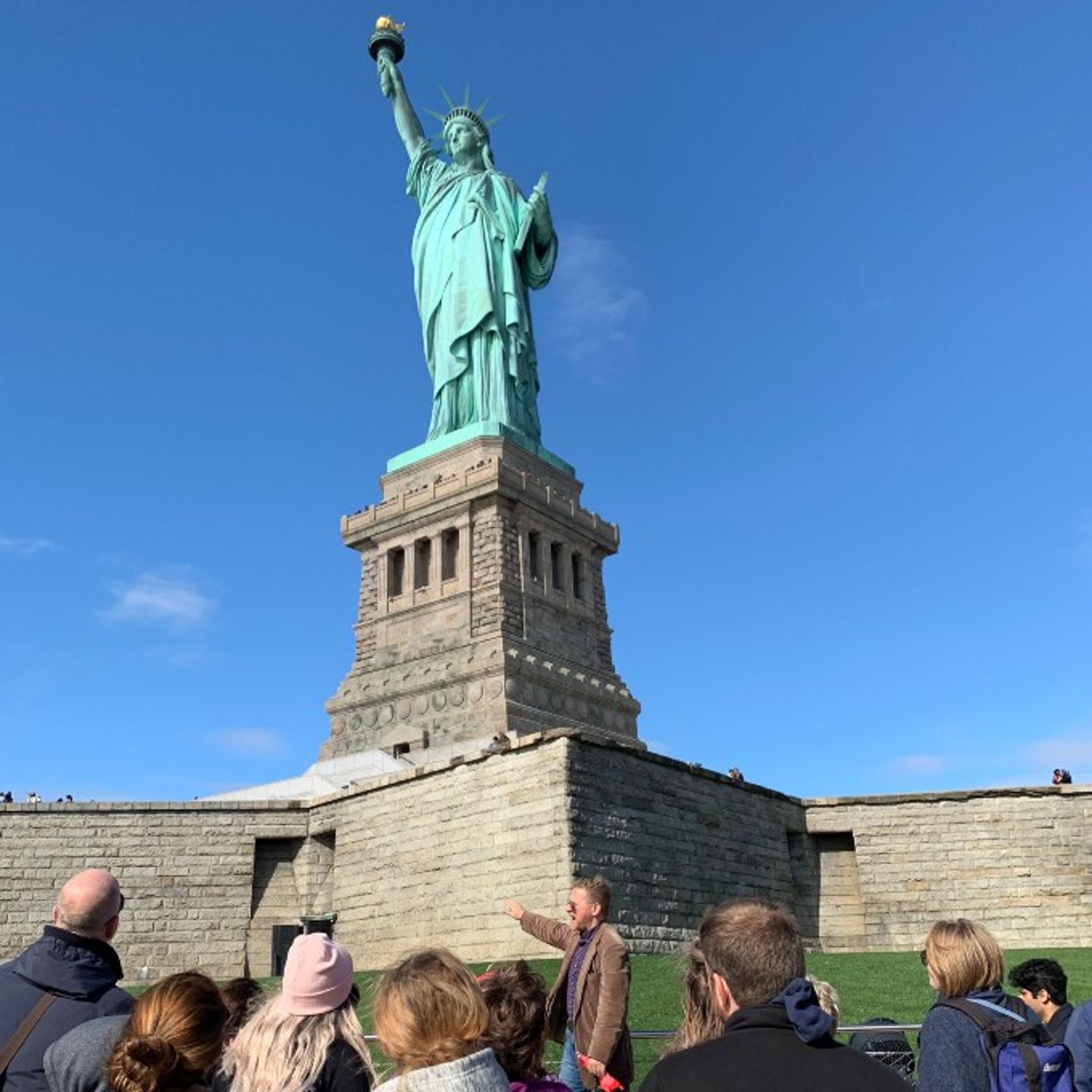 Group at Statue of Liberty