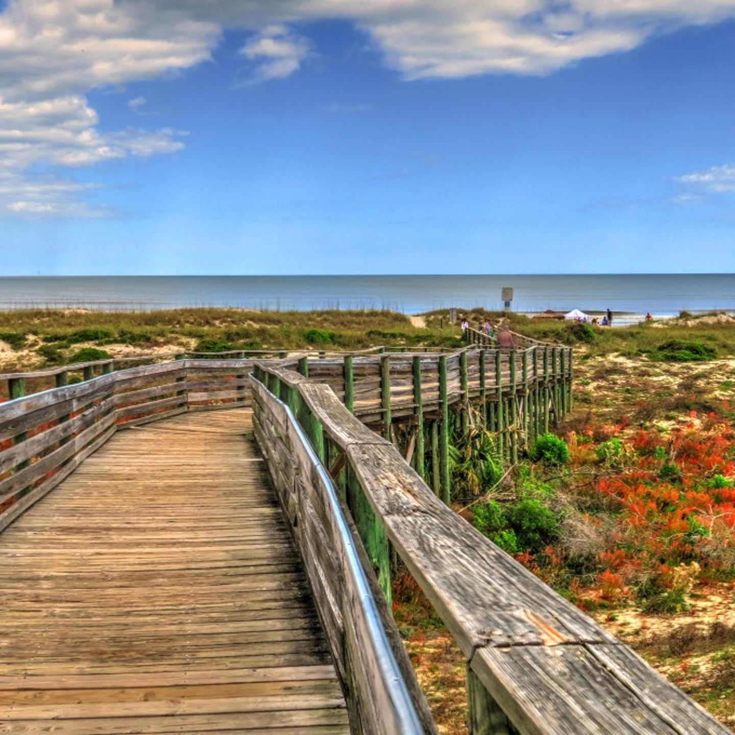 Dock Leading to Beach